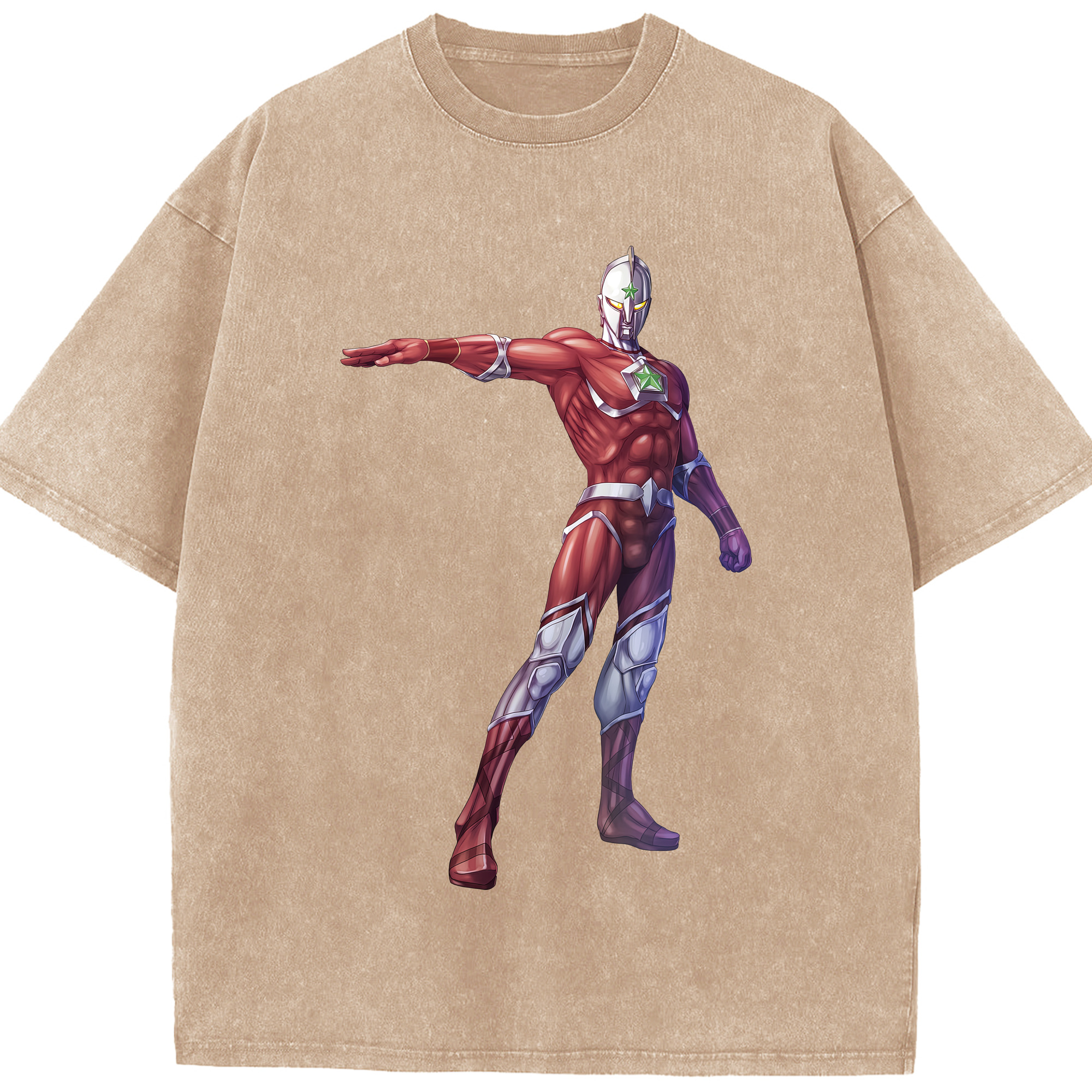ウルトラマン Ultraman 綿100% ヴィンテージ風 半袖Tシャツ（フロントプリント）