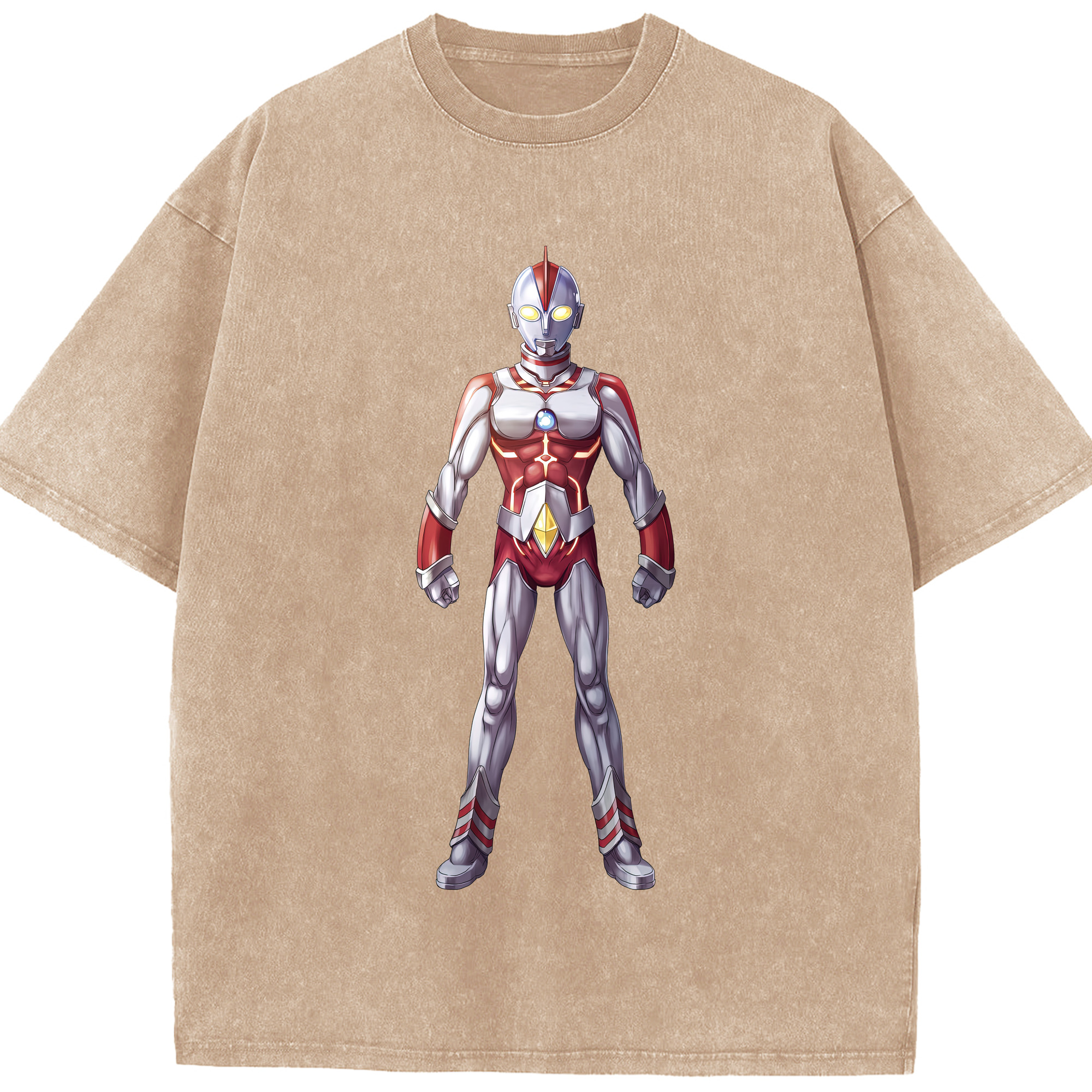 ウルトラマン Ultraman 綿100% ヴィンテージ風 半袖Tシャツ（フロントプリント）