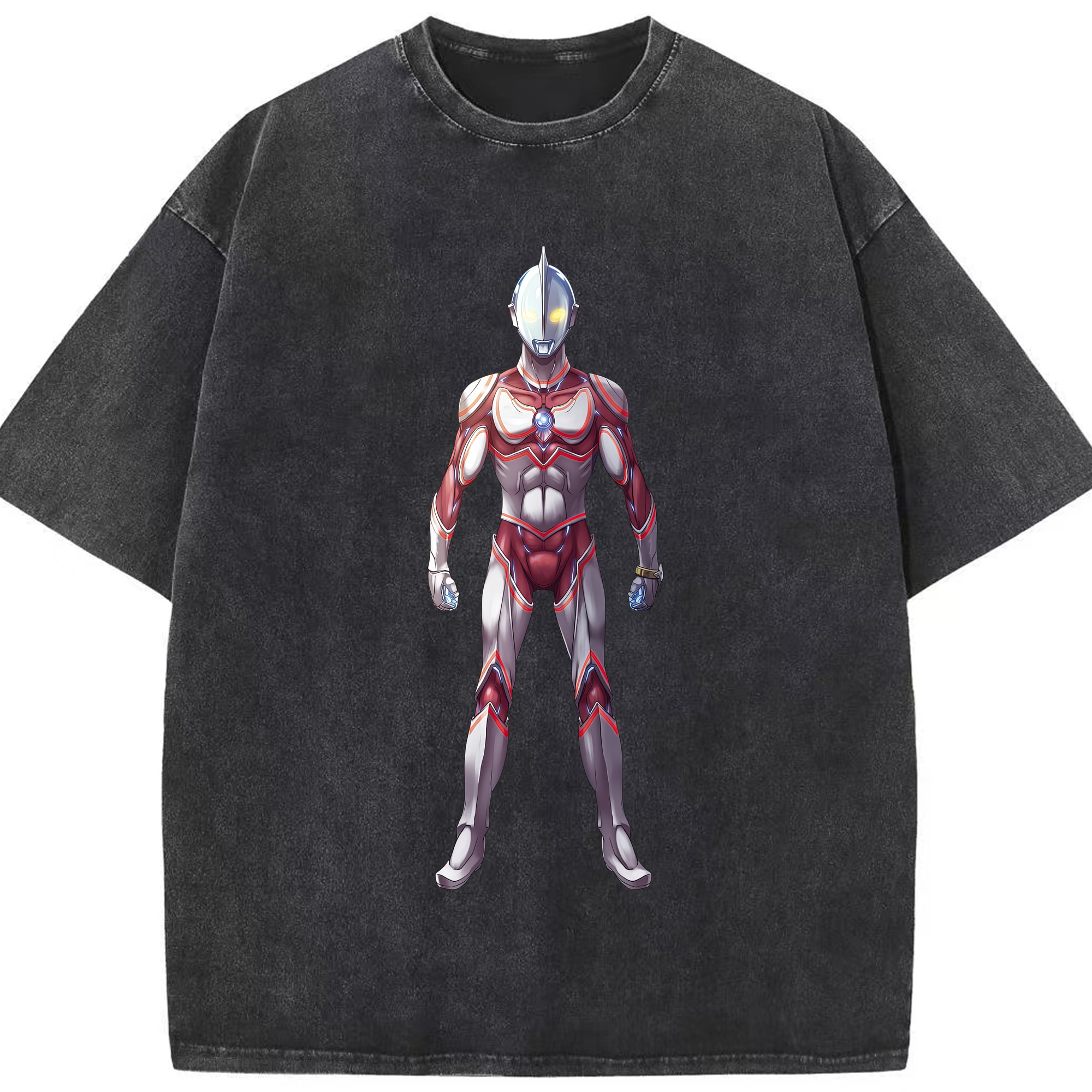 （画像用） ウルトラマン Ultraman 綿100% ヴィンテージ風 半袖Tシャツ（フロントプリント）