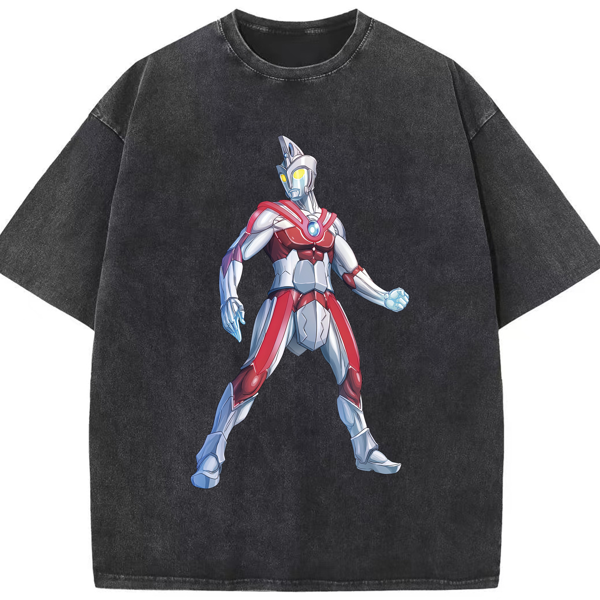 （画像用） ウルトラマン Ultraman 綿100% ヴィンテージ風 半袖Tシャツ（フロントプリント）
