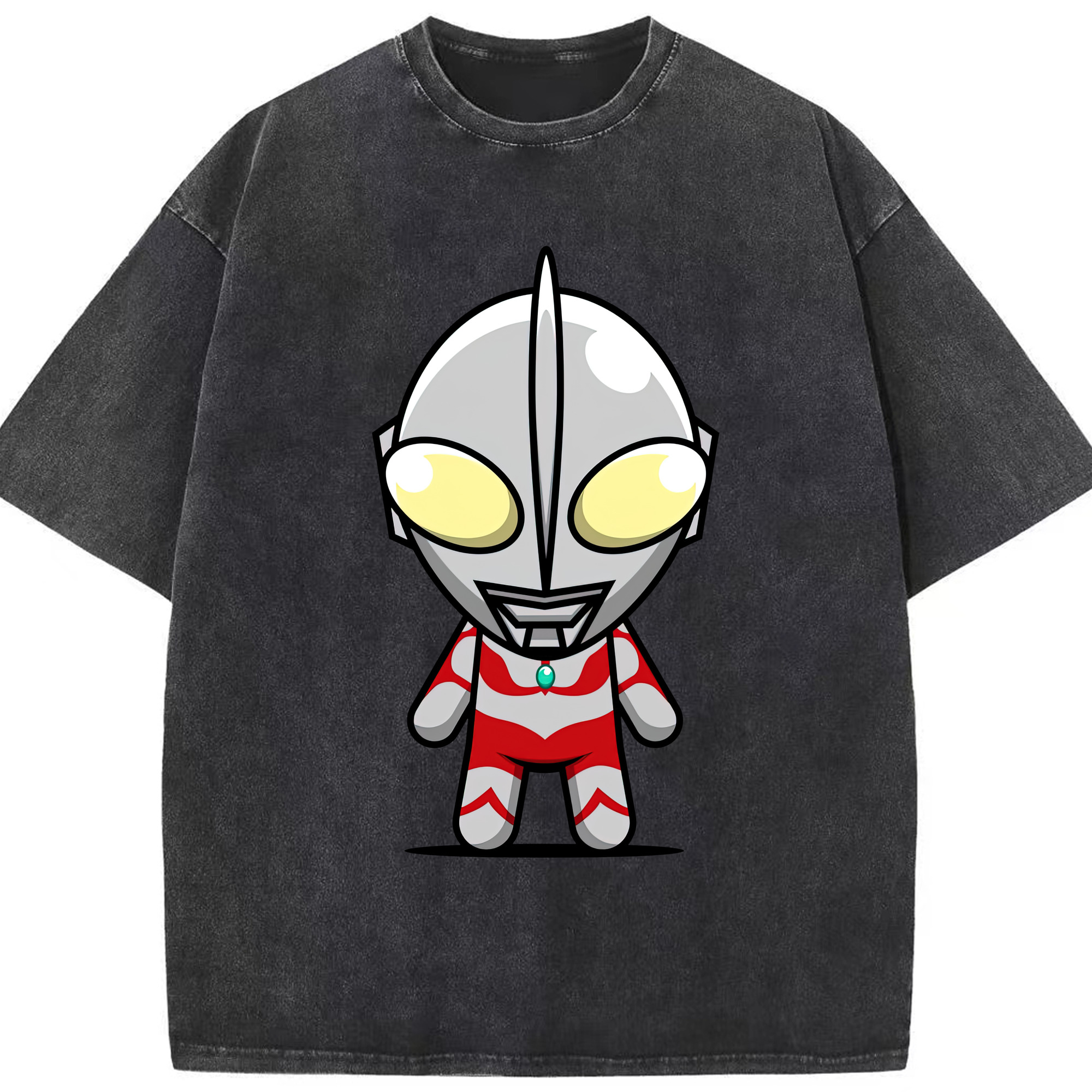 （画像用） ウルトラマン Ultraman 綿100% ヴィンテージ風 半袖Tシャツ（フロントプリント）