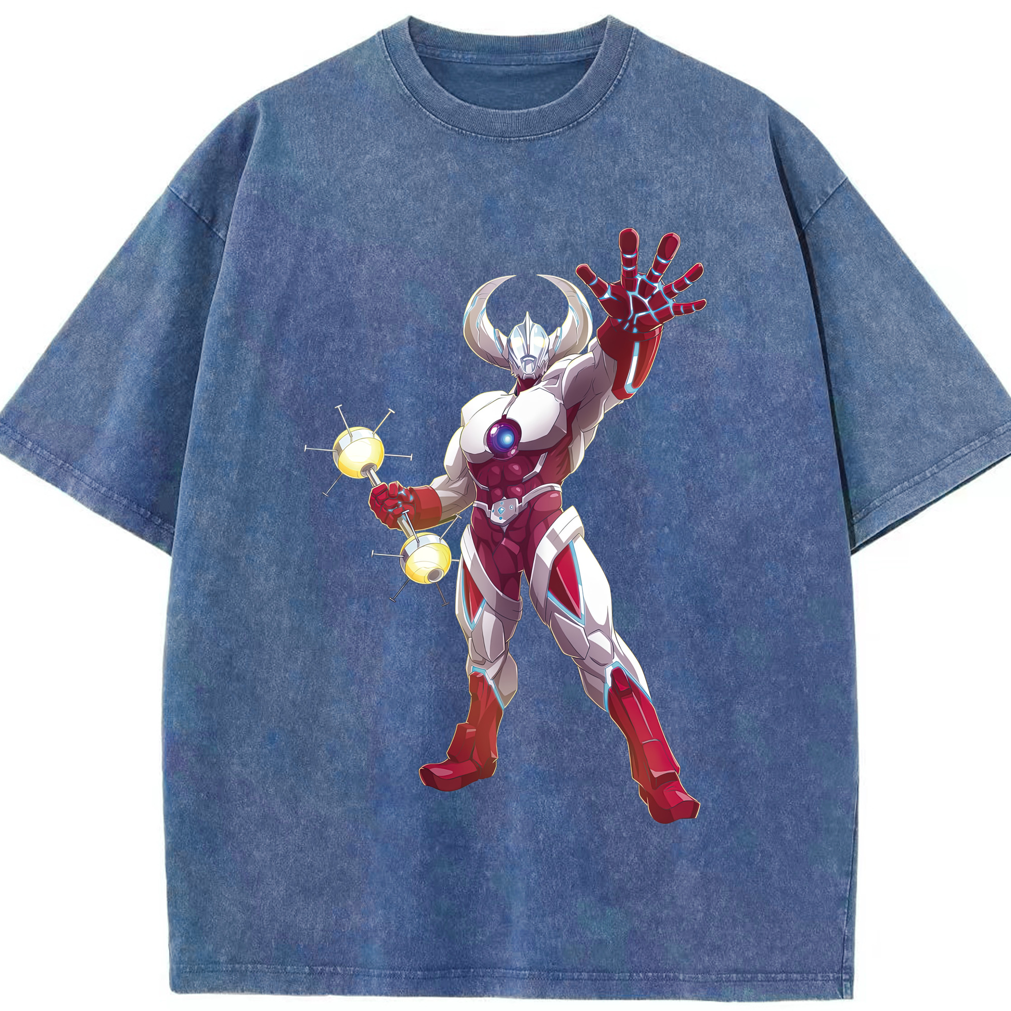 （画像用） ウルトラマン Ultraman 綿100% ヴィンテージ風 半袖Tシャツ（フロントプリント）