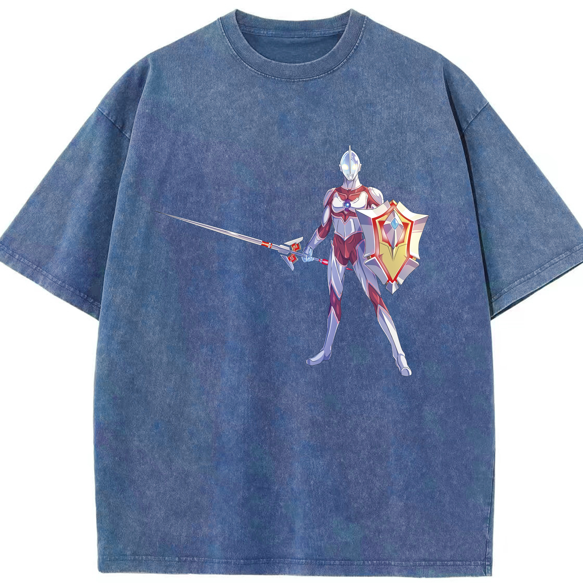 （画像用） ウルトラマン Ultraman 綿100% ヴィンテージ風 半袖Tシャツ（フロントプリント）