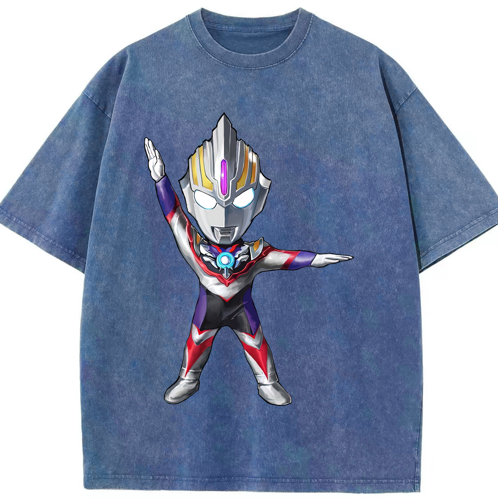 （画像用） ウルトラマン Ultraman 綿100% ヴィンテージ風 半袖Tシャツ（フロントプリント）
