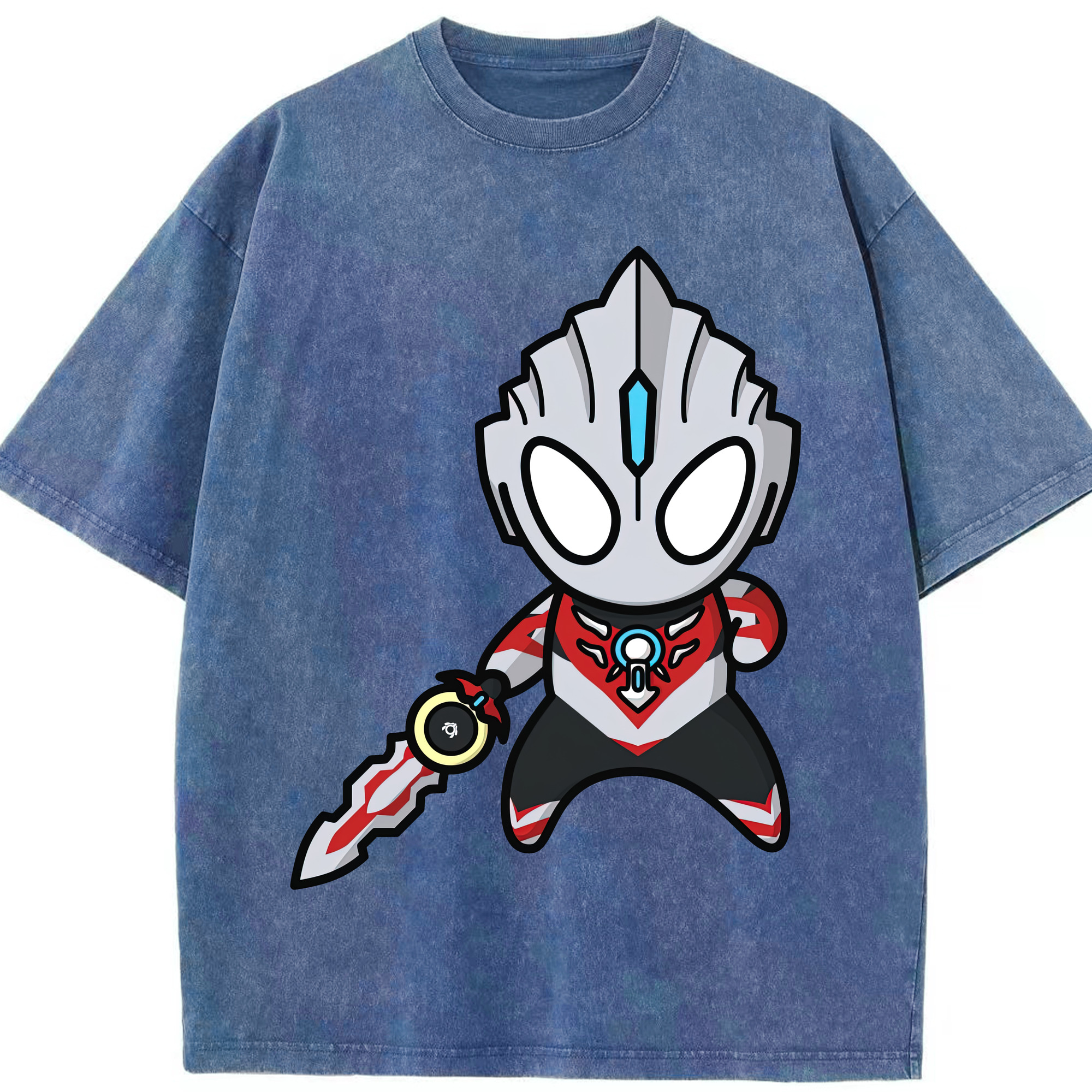 （画像用） ウルトラマン Ultraman 綿100% ヴィンテージ風 半袖Tシャツ（フロントプリント）