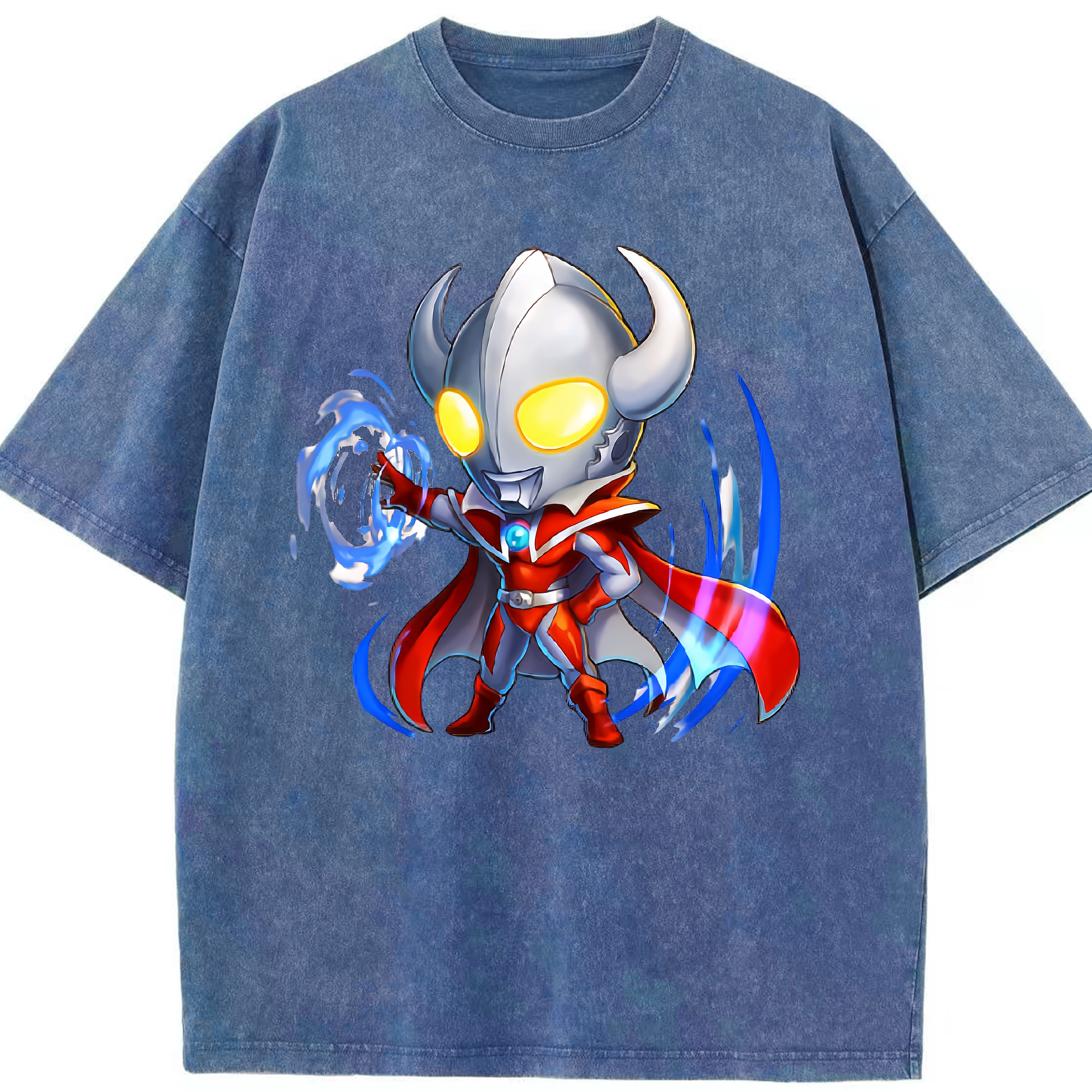（画像用） ウルトラマン Ultraman 綿100% ヴィンテージ風 半袖Tシャツ（フロントプリント）