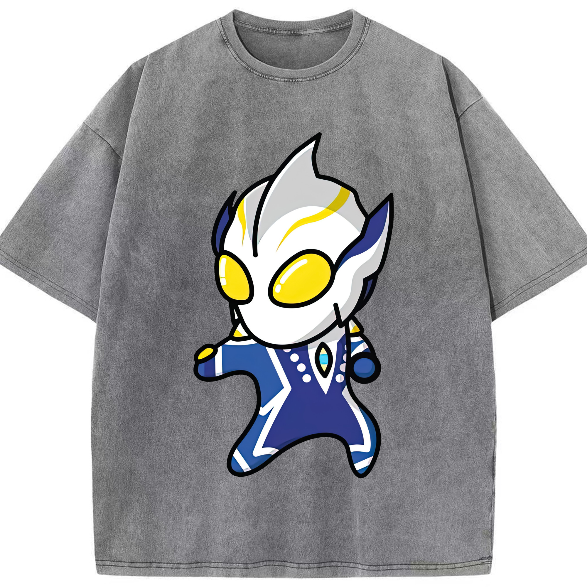 （画像用） ウルトラマン Ultraman 綿100% ヴィンテージ風 半袖Tシャツ（フロントプリント）