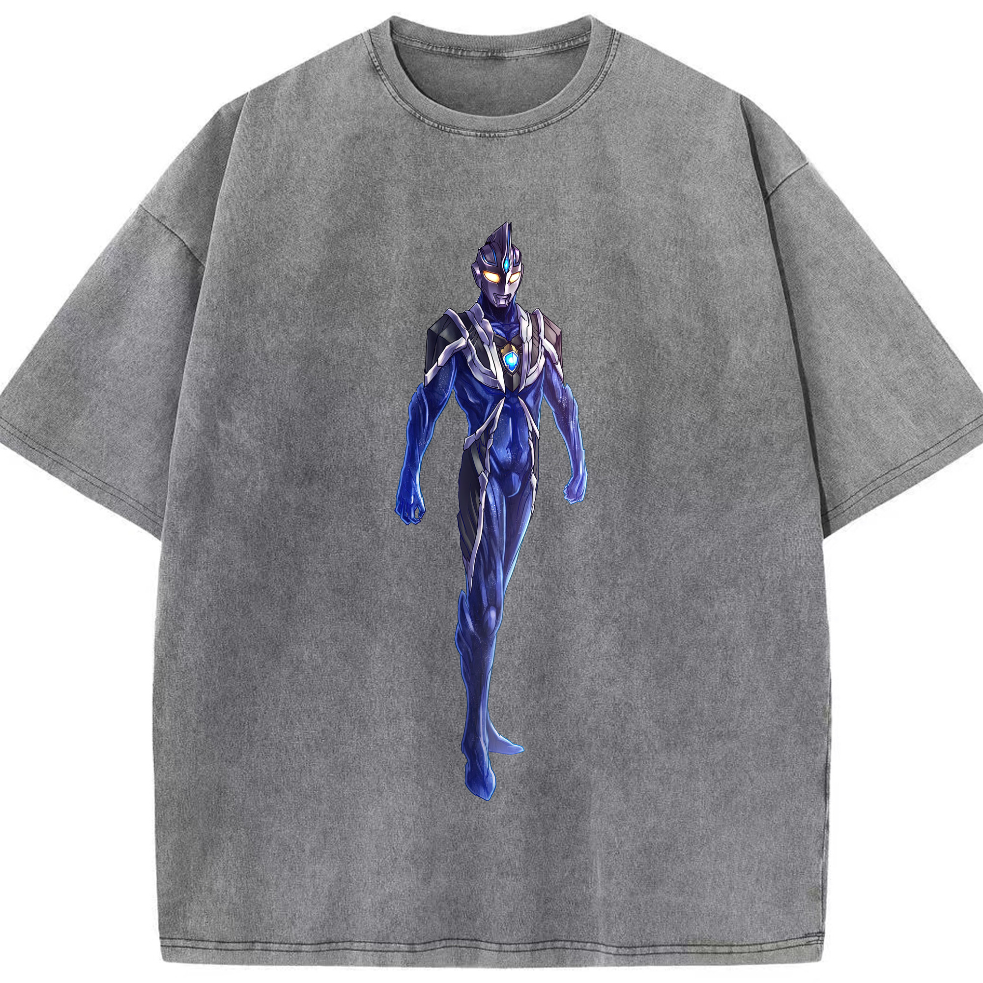 （画像用） ウルトラマン Ultraman 綿100% ヴィンテージ風 半袖Tシャツ（フロントプリント）