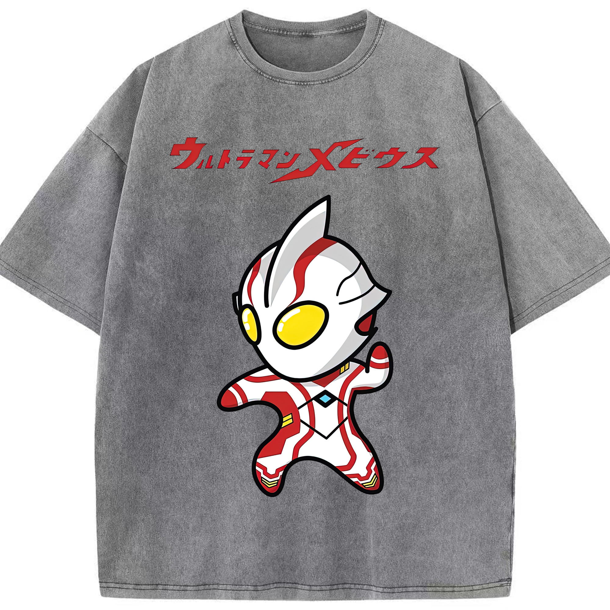 （画像用） ウルトラマン Ultraman 綿100% ヴィンテージ風 半袖Tシャツ（フロントプリント）