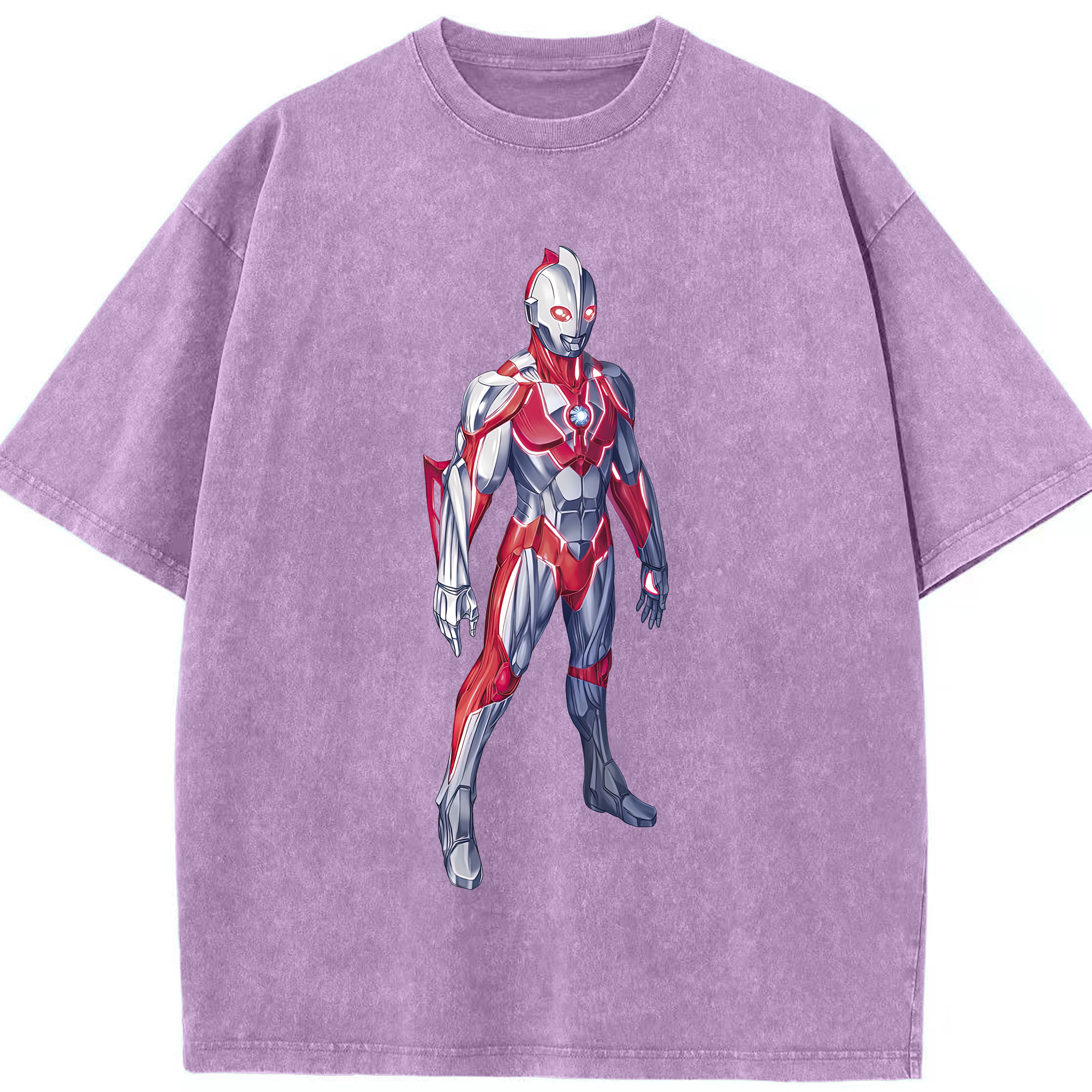 （画像用） ウルトラマン Ultraman 綿100% ヴィンテージ風 半袖Tシャツ（フロントプリント）