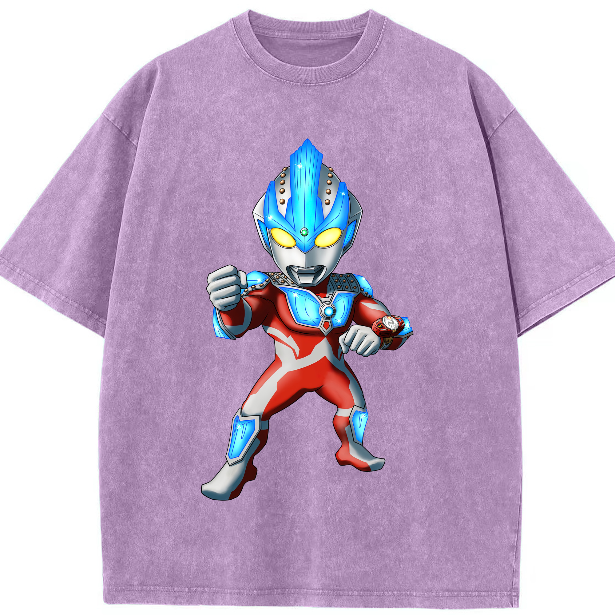 （画像用） ウルトラマン Ultraman 綿100% ヴィンテージ風 半袖Tシャツ（フロントプリント）