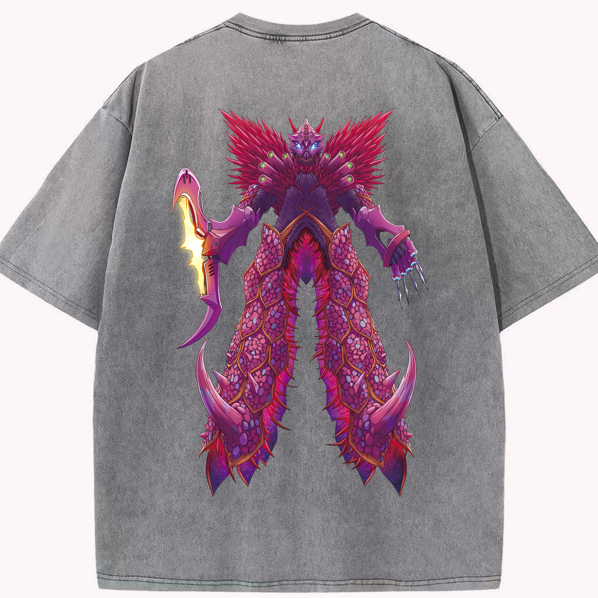 （画像用） ウルトラマン Ultraman 綿100% ヴィンテージ風 半袖Tシャツ（背面プリント）