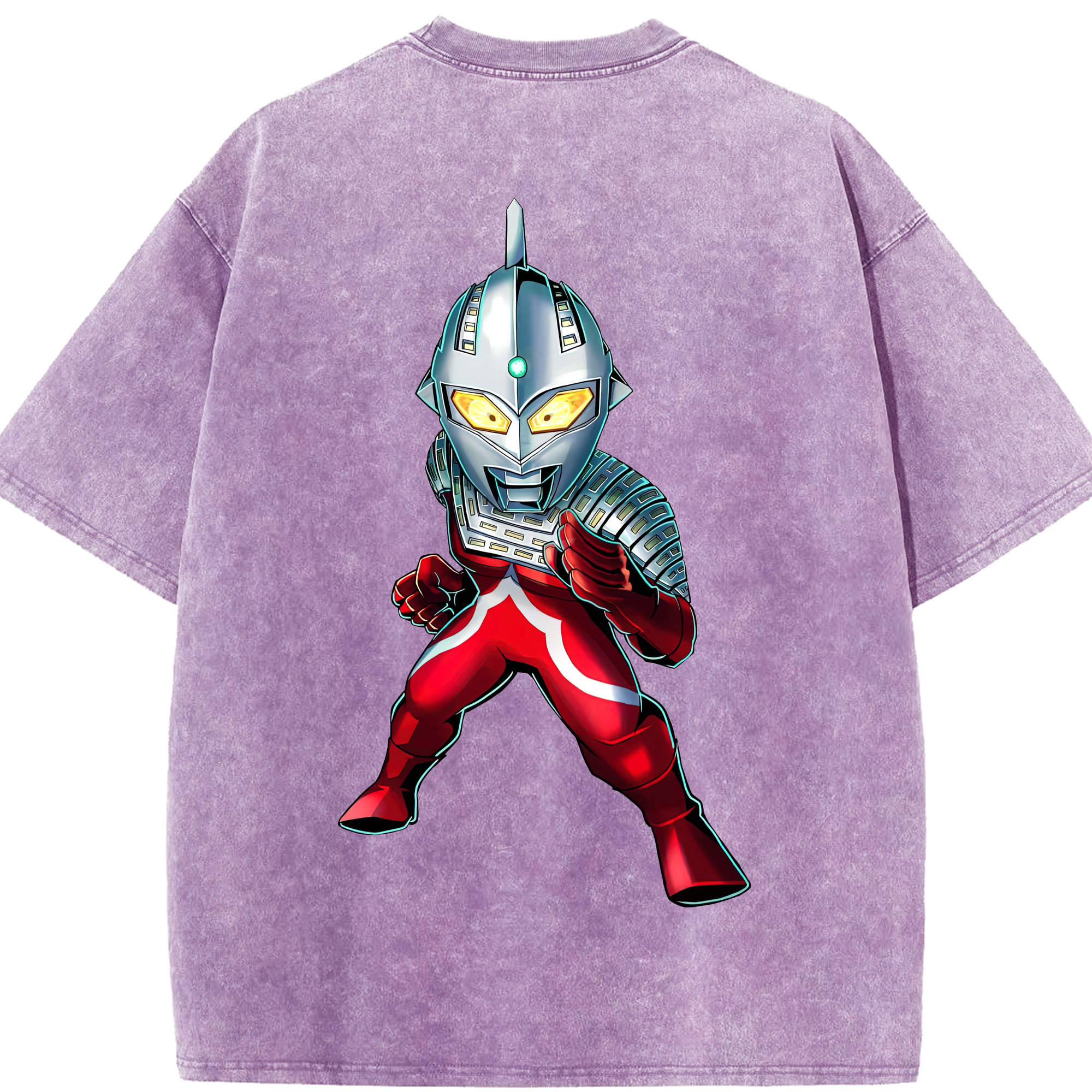 （画像用） ウルトラマン Ultraman 綿100% ヴィンテージ風 半袖Tシャツ（背面プリント）
