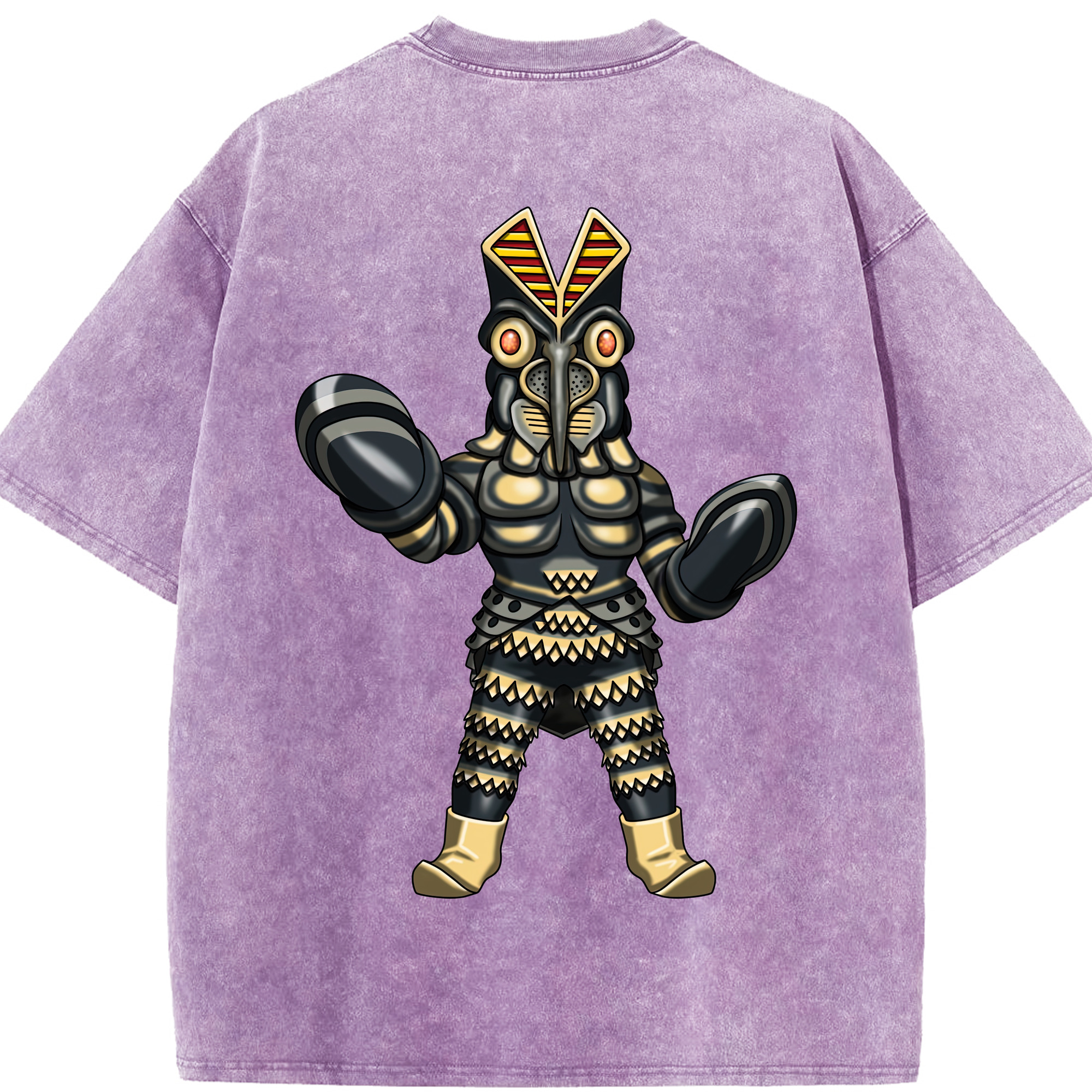（画像用） ウルトラマン Ultraman 綿100% ヴィンテージ風 半袖Tシャツ（背面プリント）
