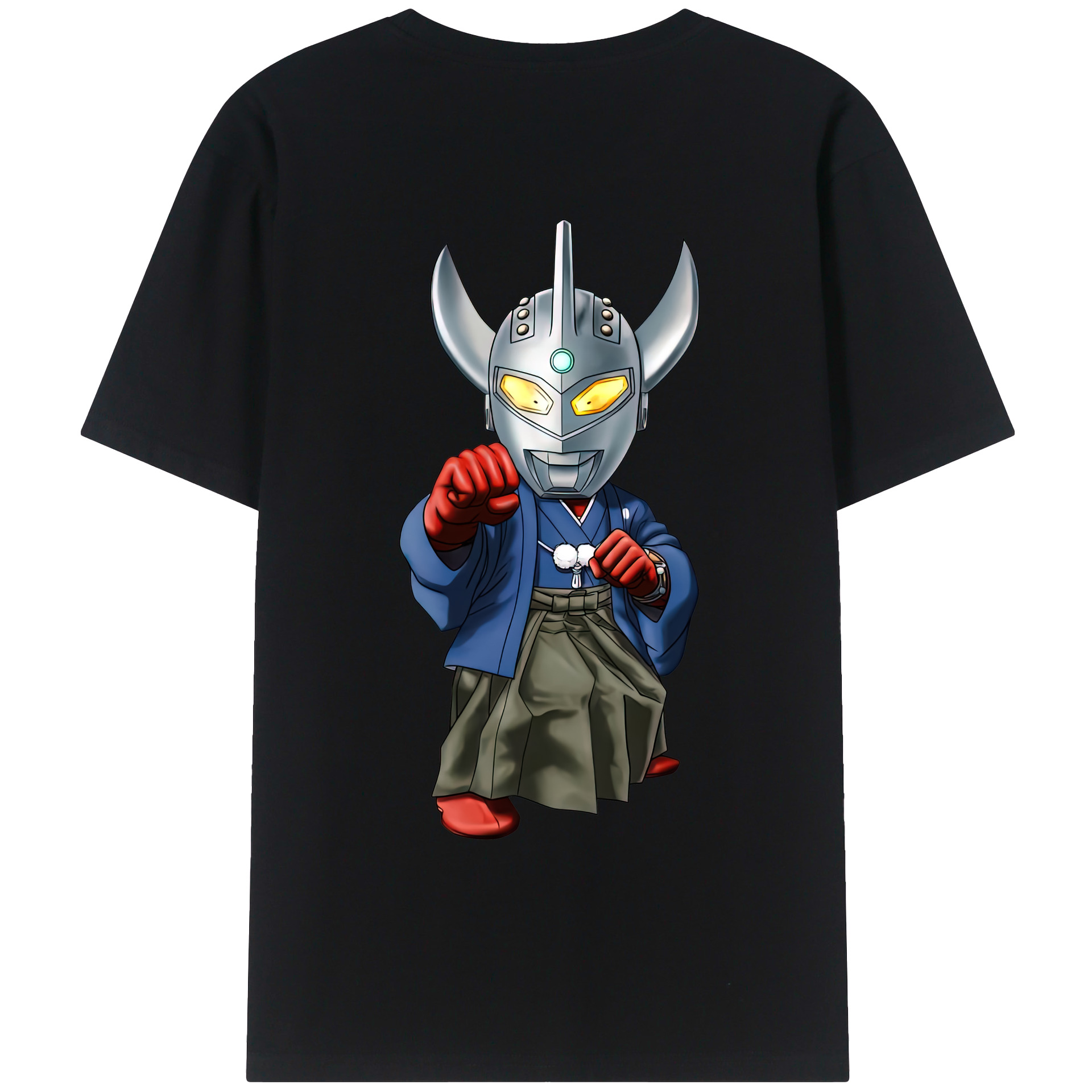 ウルトラマン Ultraman 綿100％ メンズ半袖Tシャツ（バックプリント） 通気性