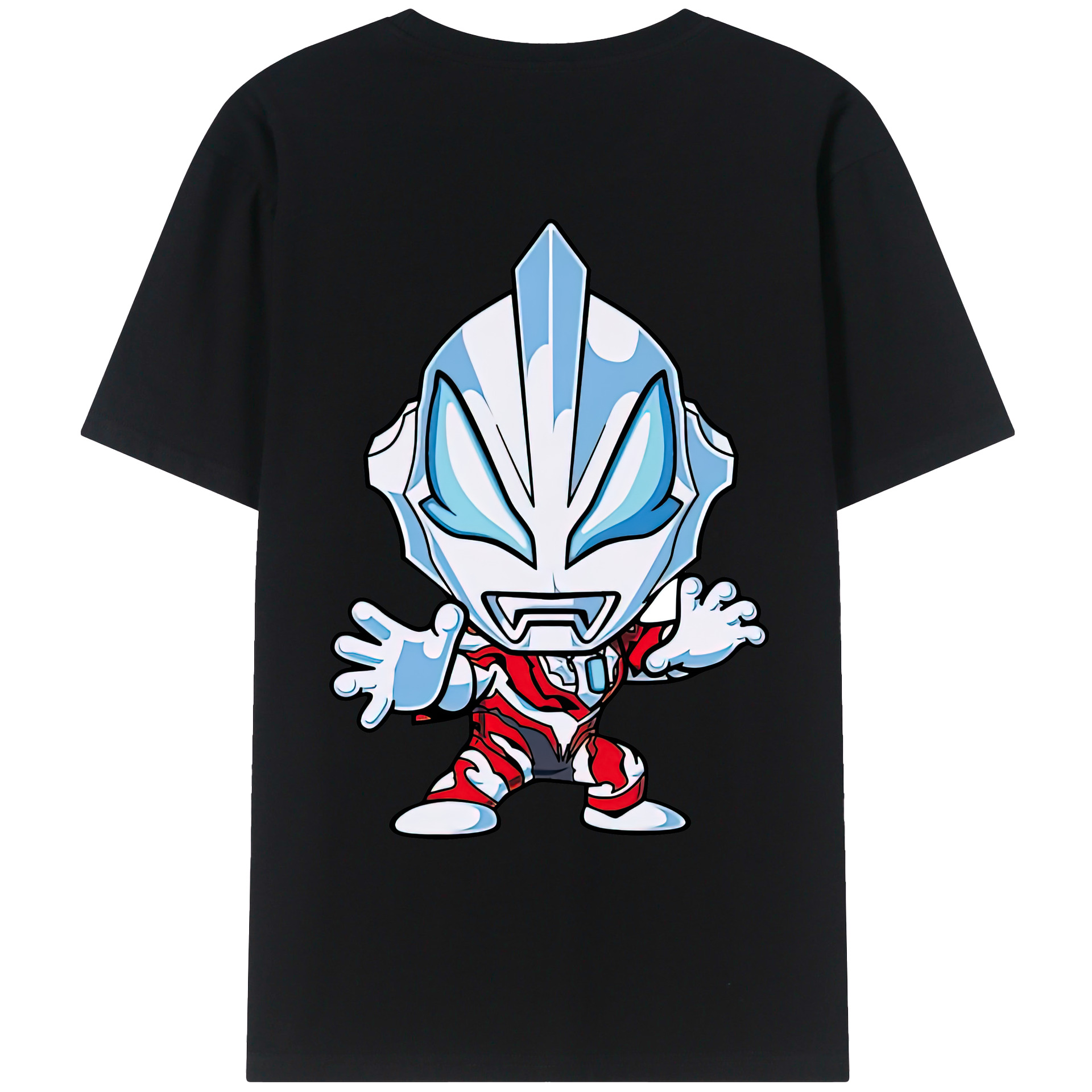 ウルトラマン Ultraman 綿100％ メンズ半袖Tシャツ（バックプリント） 通気性