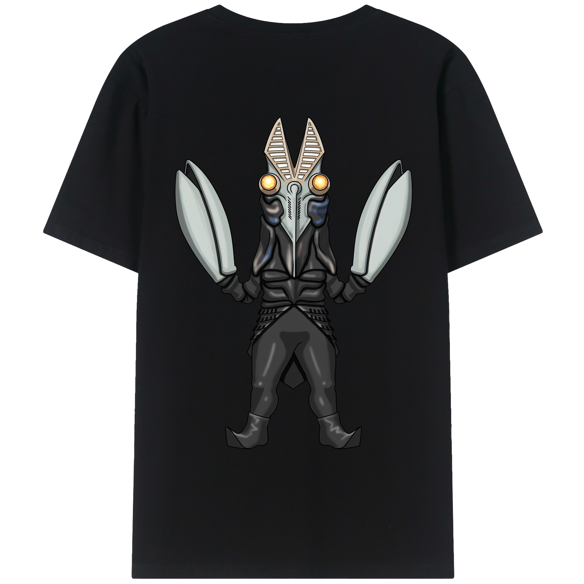 ウルトラマン Ultraman 綿100％ メンズ半袖Tシャツ（バックプリント） 通気性