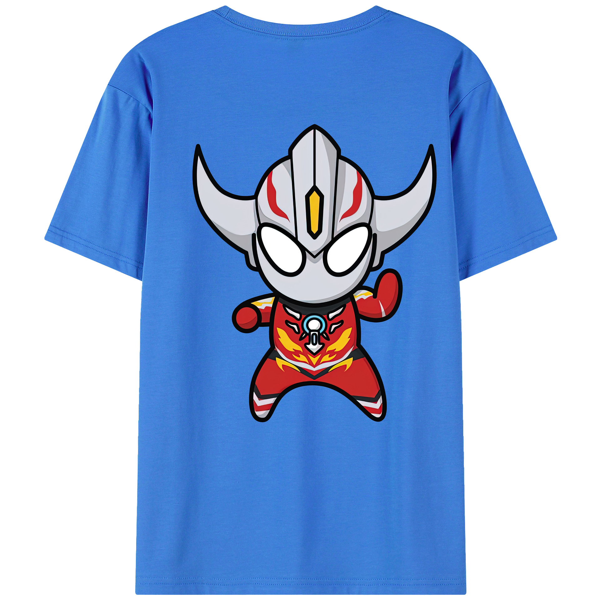 ウルトラマン Ultraman 綿100％ メンズ半袖Tシャツ（バックプリント） 通気性