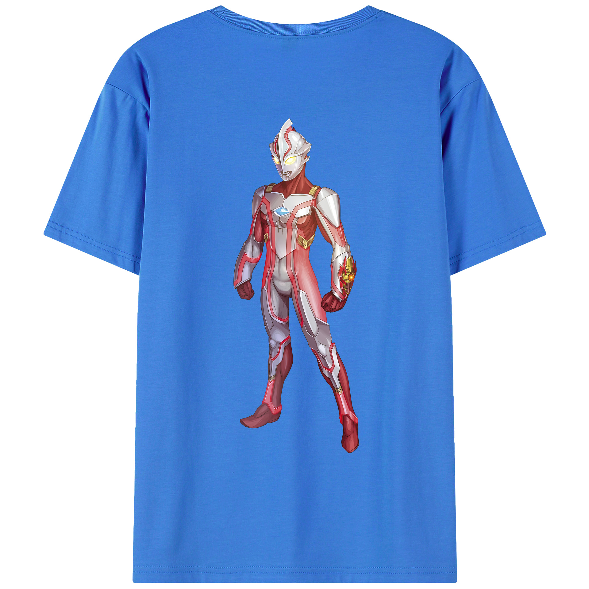 ウルトラマン Ultraman 綿100％ メンズ半袖Tシャツ（バックプリント） 通気性
