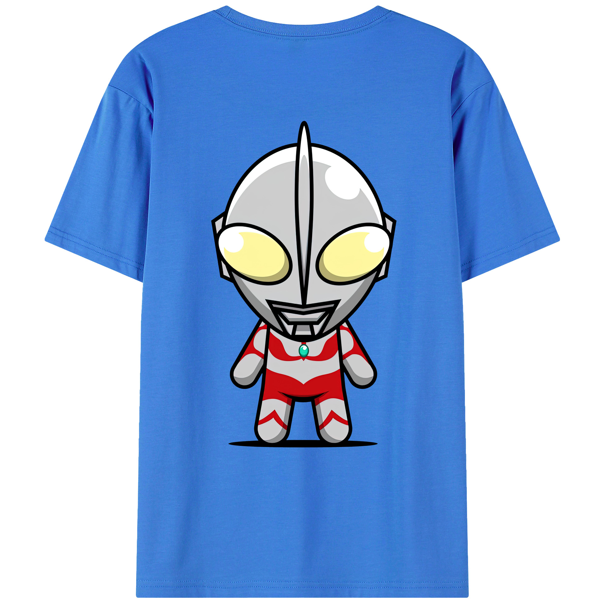 ウルトラマン Ultraman 綿100％ メンズ半袖Tシャツ（バックプリント） 通気性