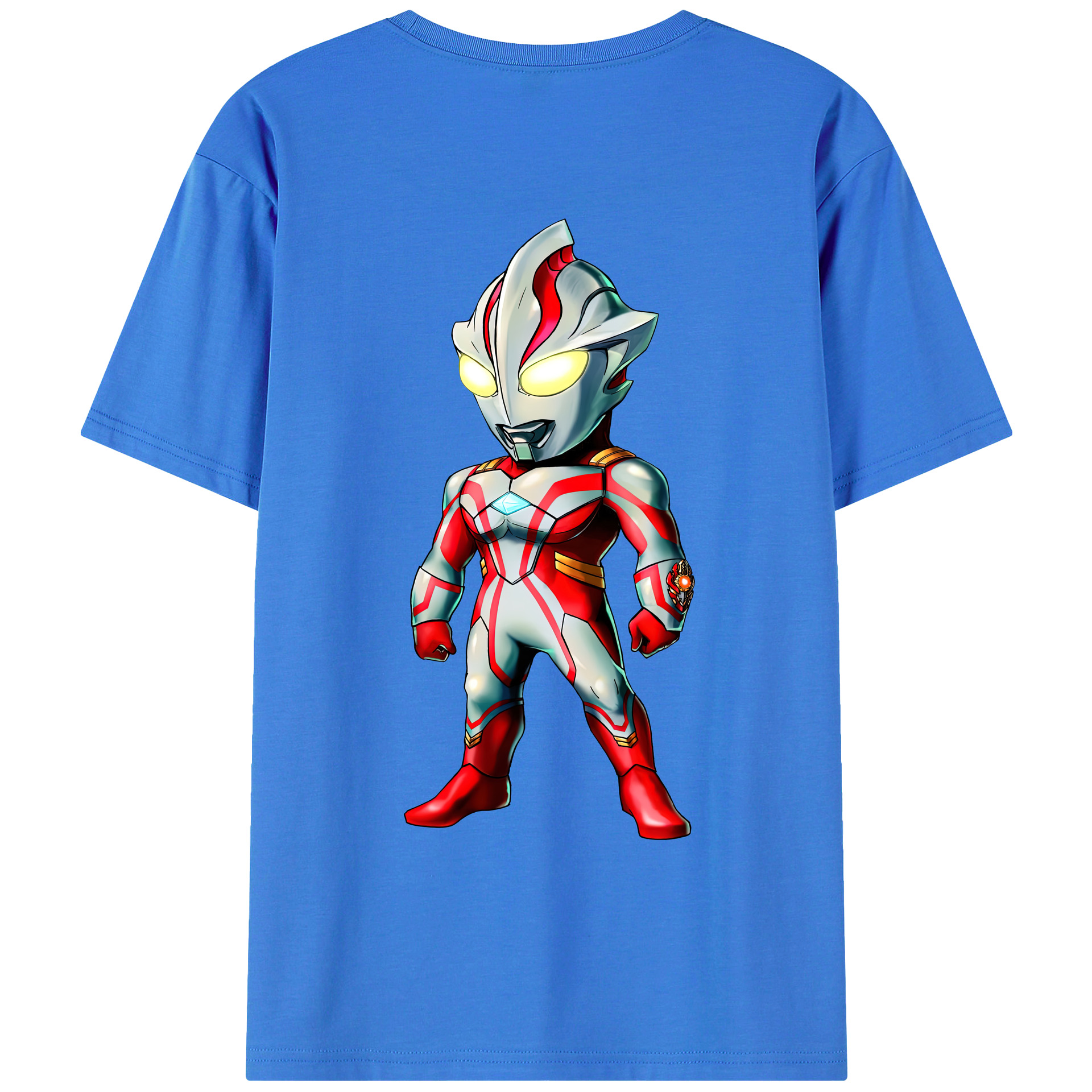 ウルトラマン Ultraman 綿100％ メンズ半袖Tシャツ（バックプリント） 通気性