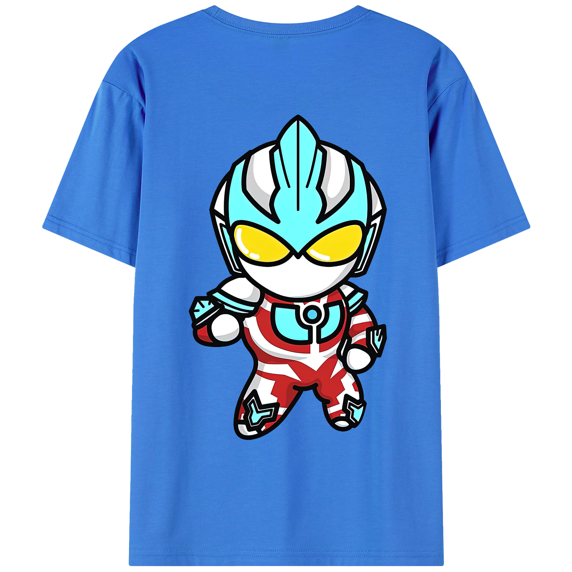 ウルトラマン Ultraman 綿100％ メンズ半袖Tシャツ（バックプリント） 通気性