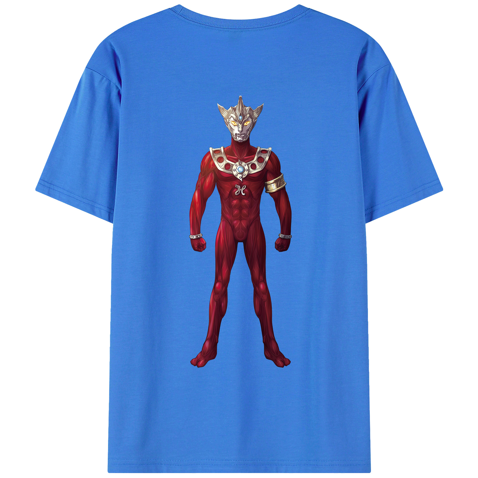 ウルトラマン Ultraman 綿100％ メンズ半袖Tシャツ（バックプリント） 通気性