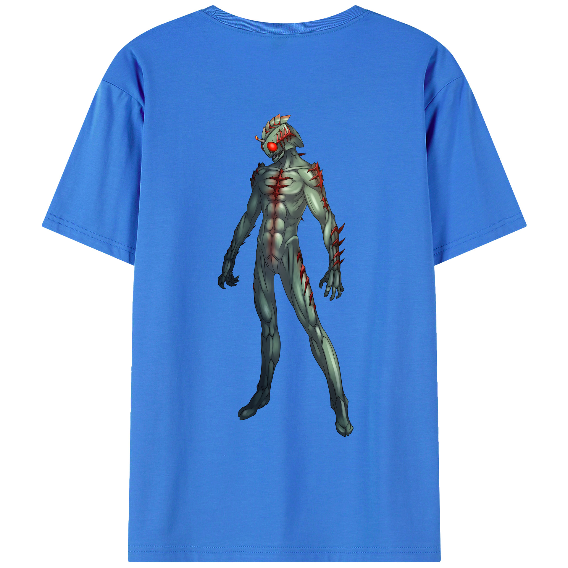 ウルトラマン Ultraman 綿100％ メンズ半袖Tシャツ（バックプリント） 通気性