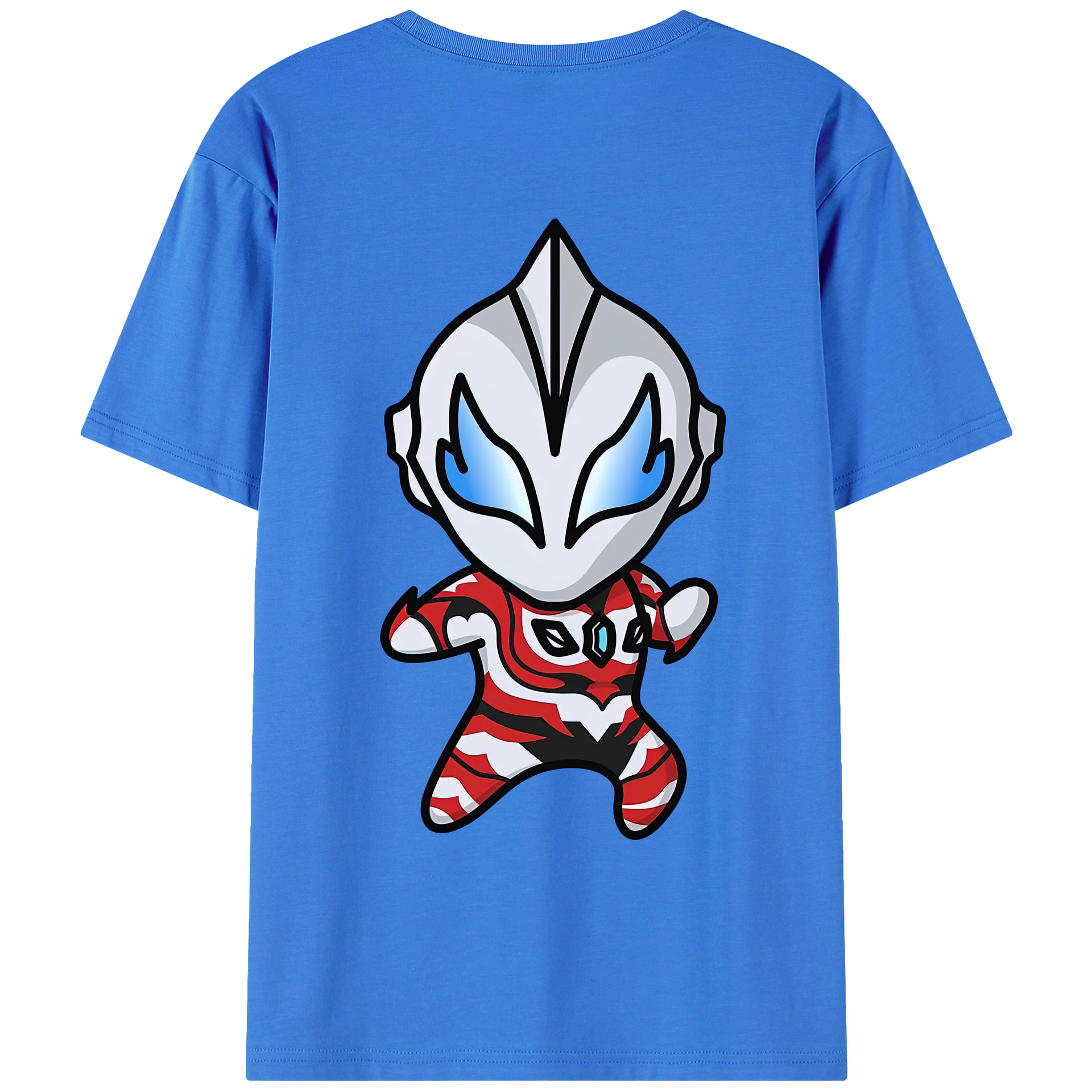 ウルトラマン Ultraman 綿100％ メンズ半袖Tシャツ（バックプリント） 通気性