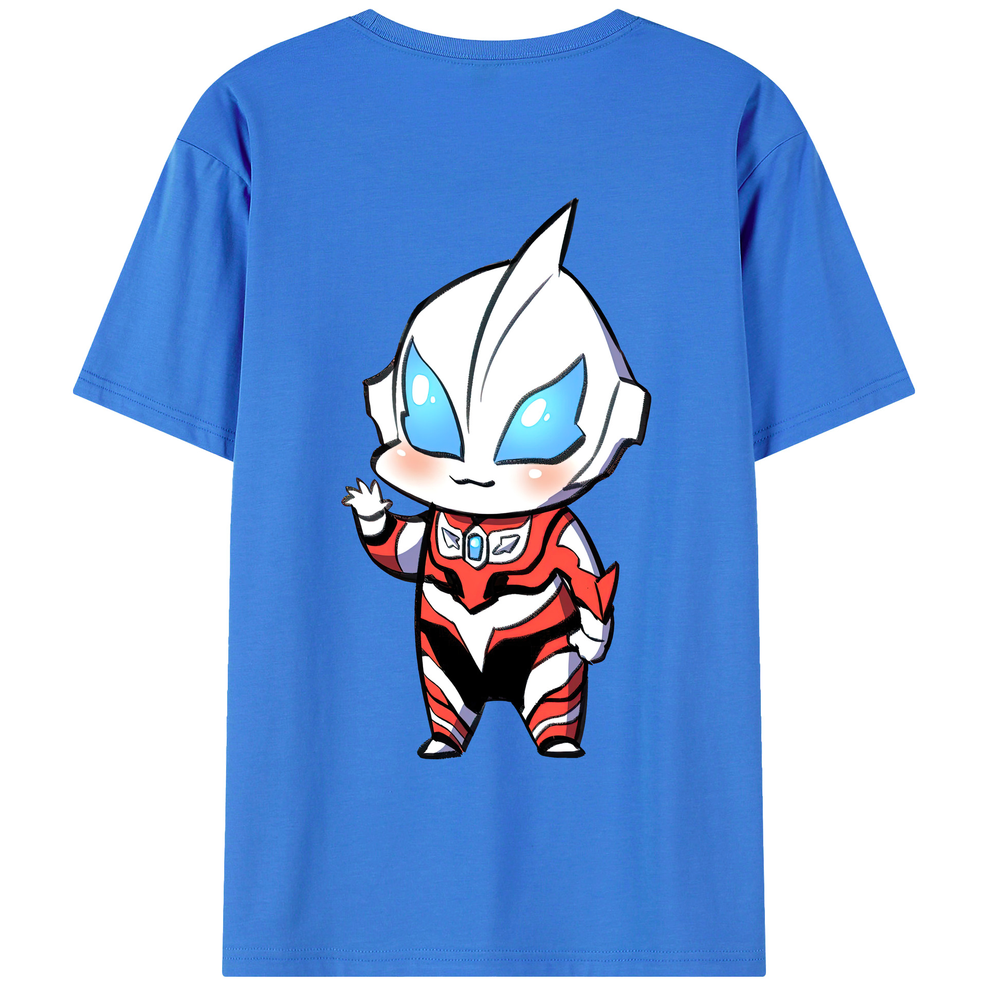ウルトラマン Ultraman 綿100％ メンズ半袖Tシャツ（バックプリント） 通気性