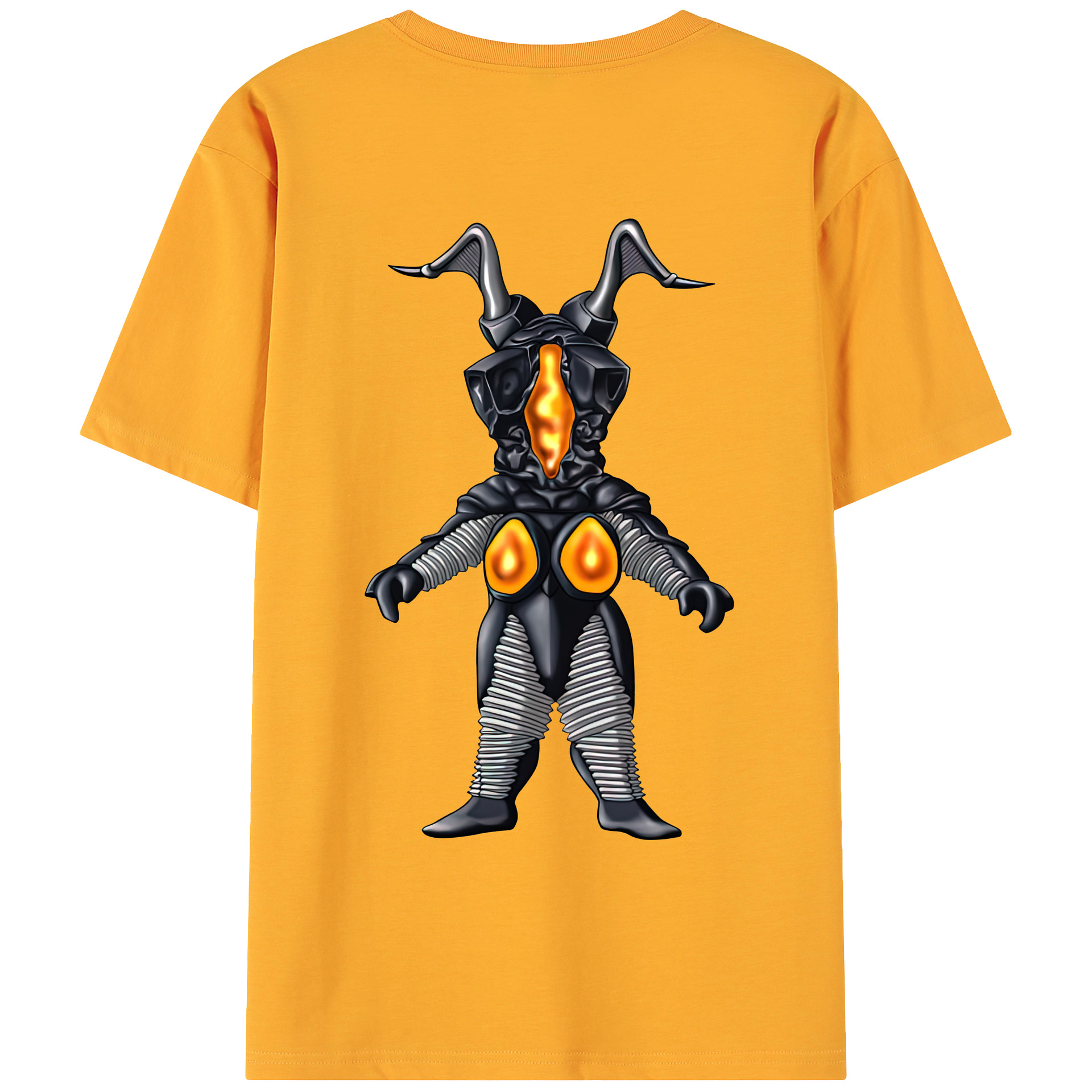ウルトラマン Ultraman 綿100％ メンズ半袖Tシャツ（バックプリント） 通気性