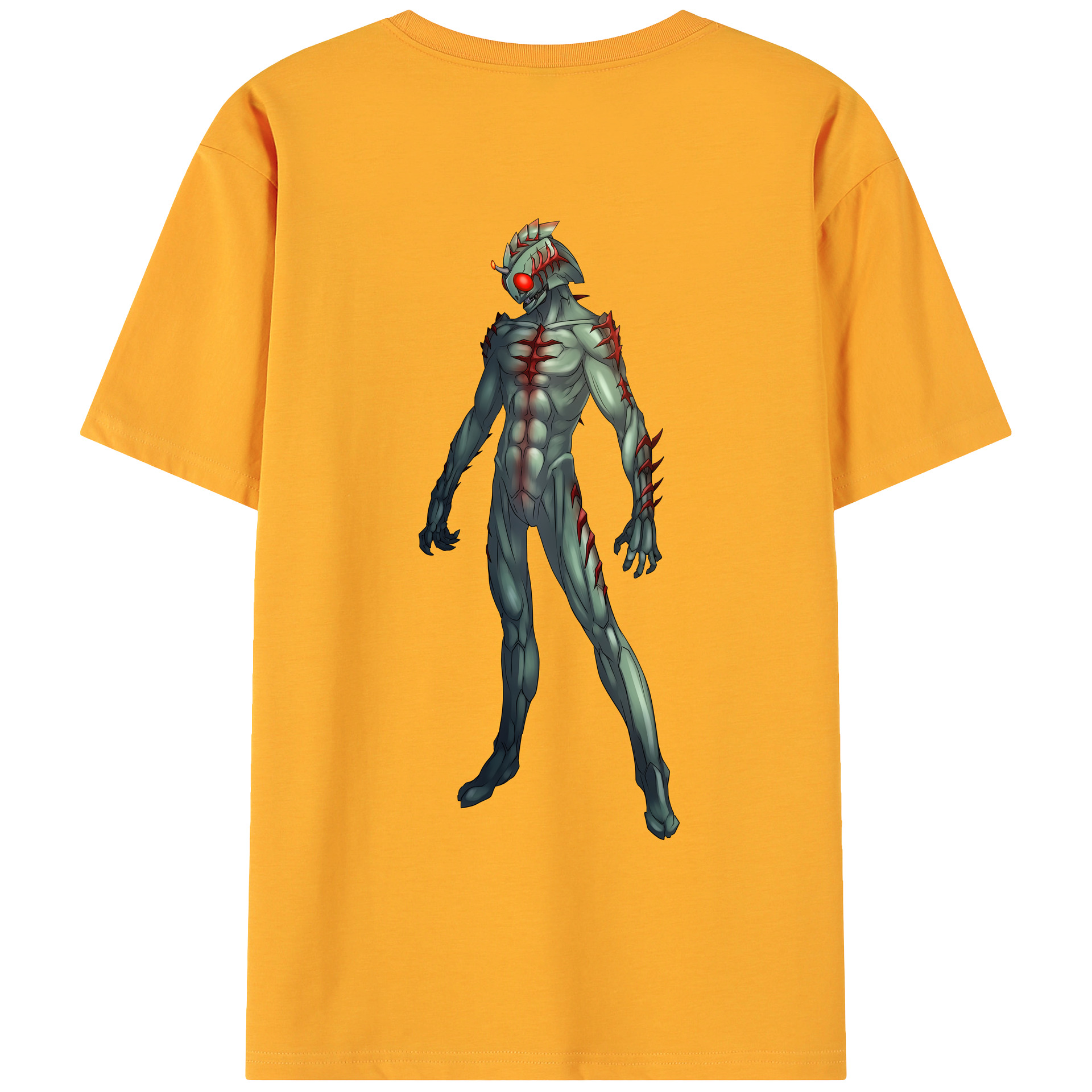 ウルトラマン Ultraman 綿100％ メンズ半袖Tシャツ（バックプリント） 通気性