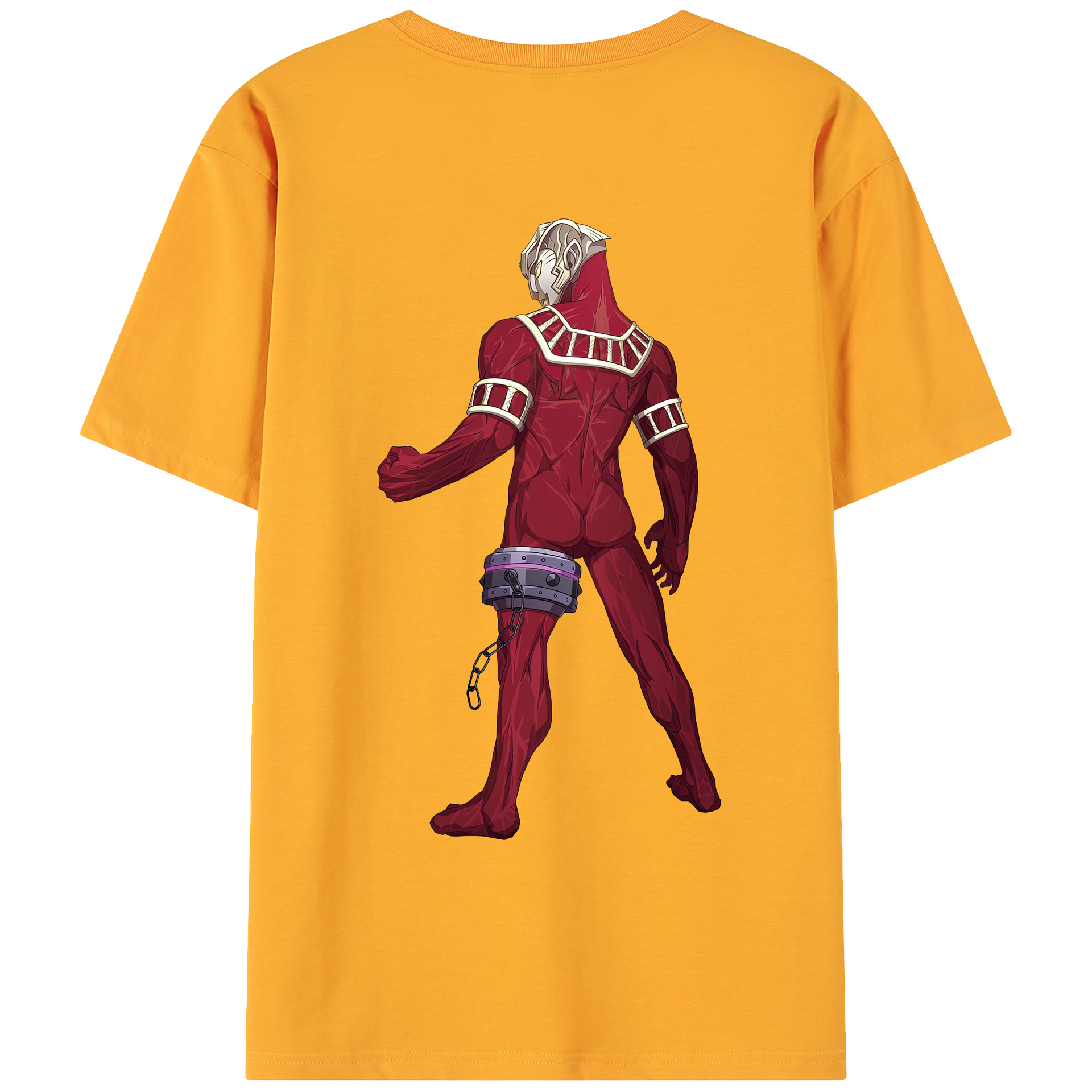 （画像用） ウルトラマン Ultraman 綿100％ メンズ半袖Tシャツ（バックプリント） 通気性