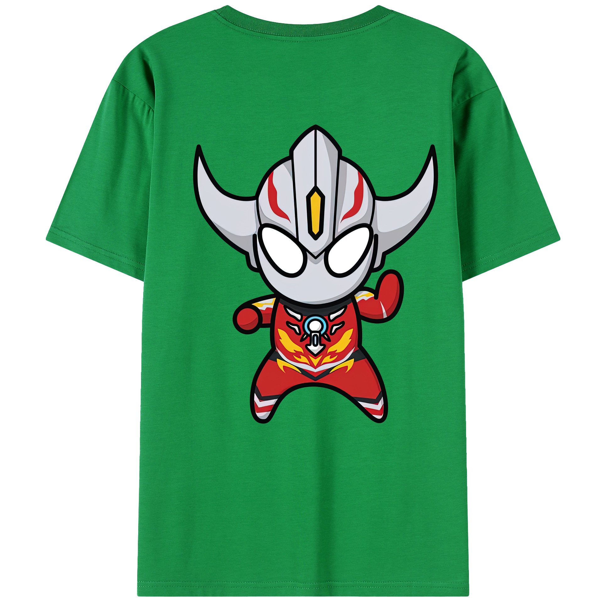 ウルトラマン Ultraman 綿100％ メンズ半袖Tシャツ（バックプリント） 通気性