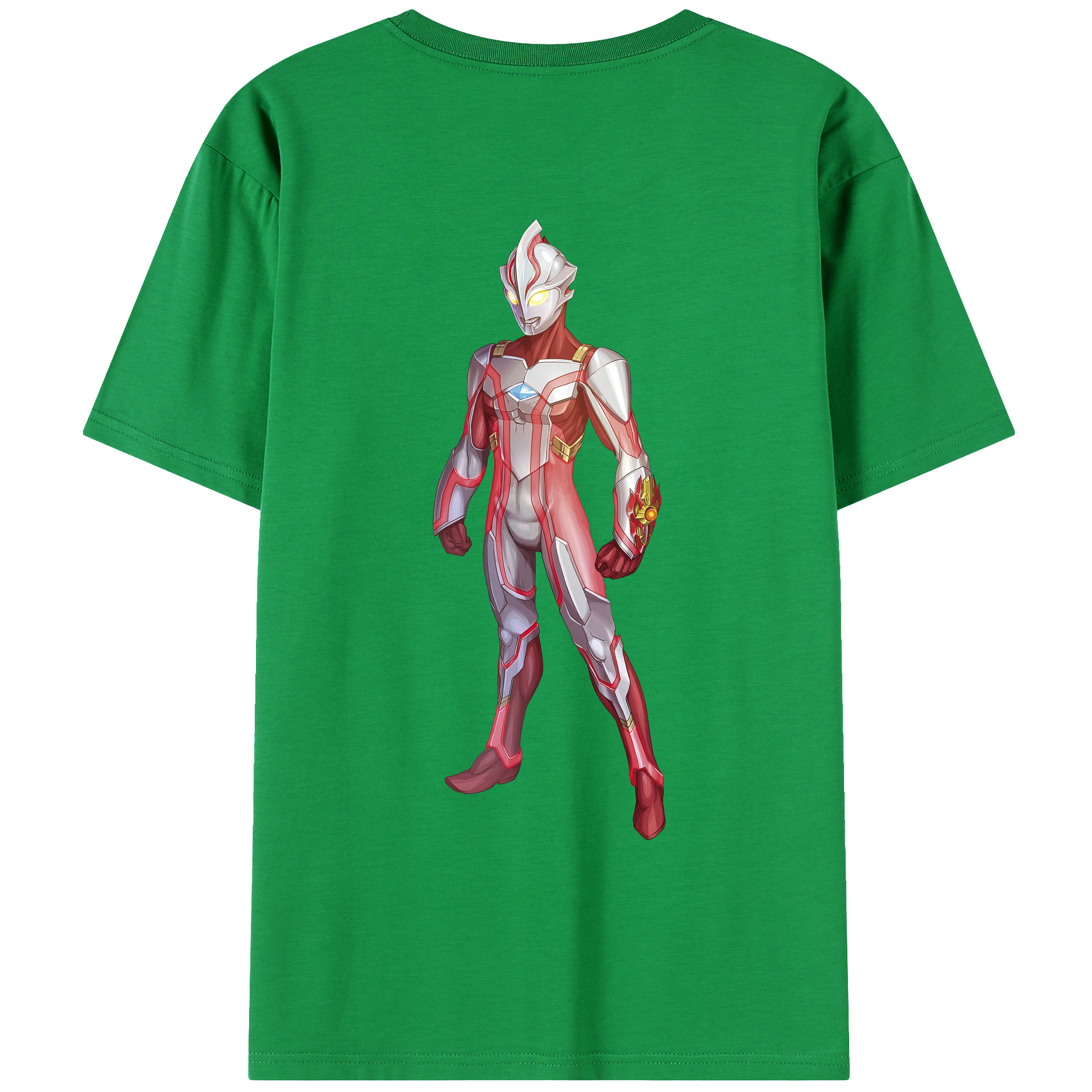 ウルトラマン Ultraman 綿100％ メンズ半袖Tシャツ（バックプリント） 通気性