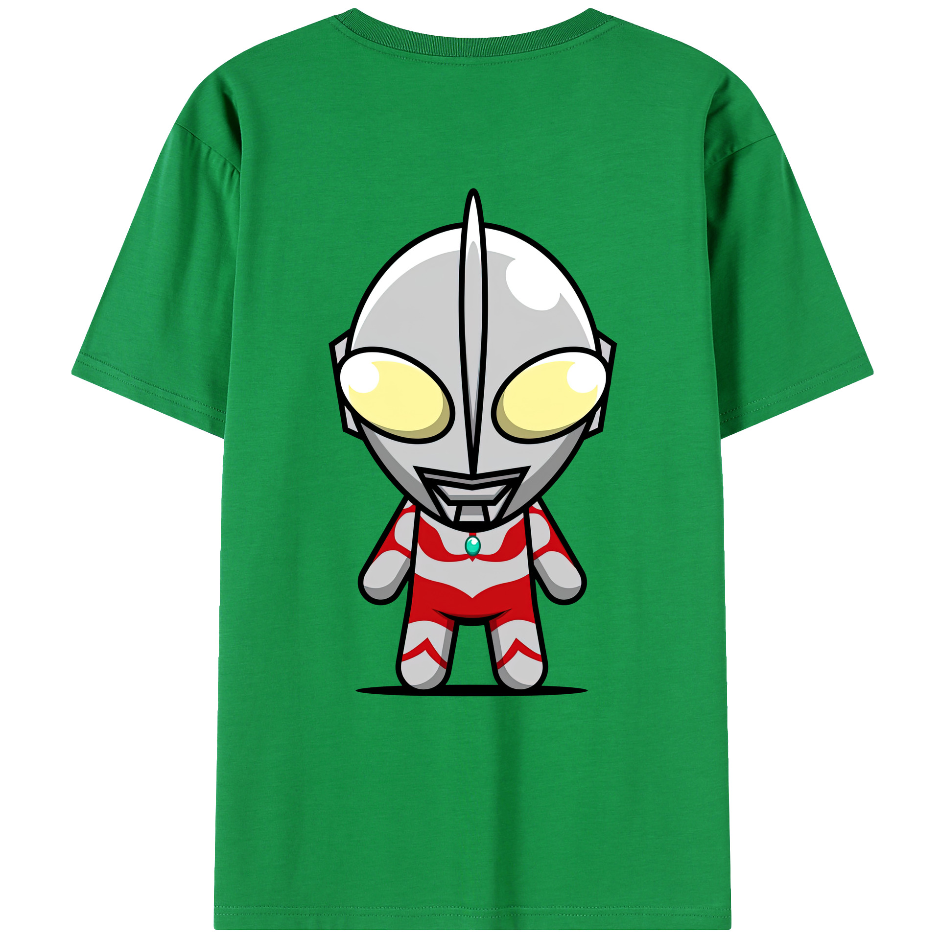 ウルトラマン Ultraman 綿100％ メンズ半袖Tシャツ（バックプリント） 通気性