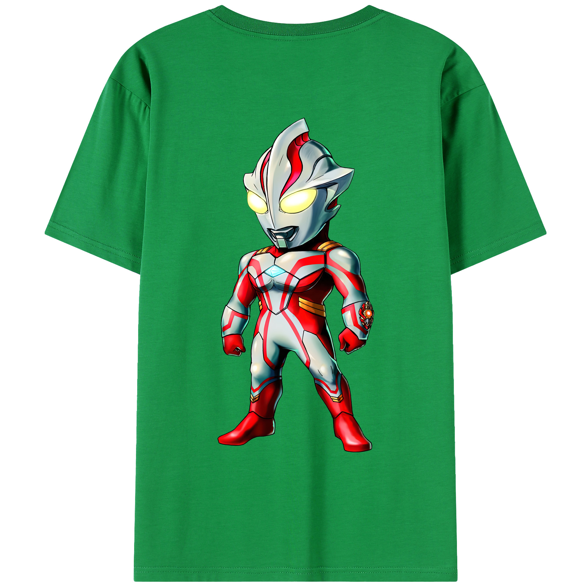 ウルトラマン Ultraman 綿100％ メンズ半袖Tシャツ（バックプリント） 通気性