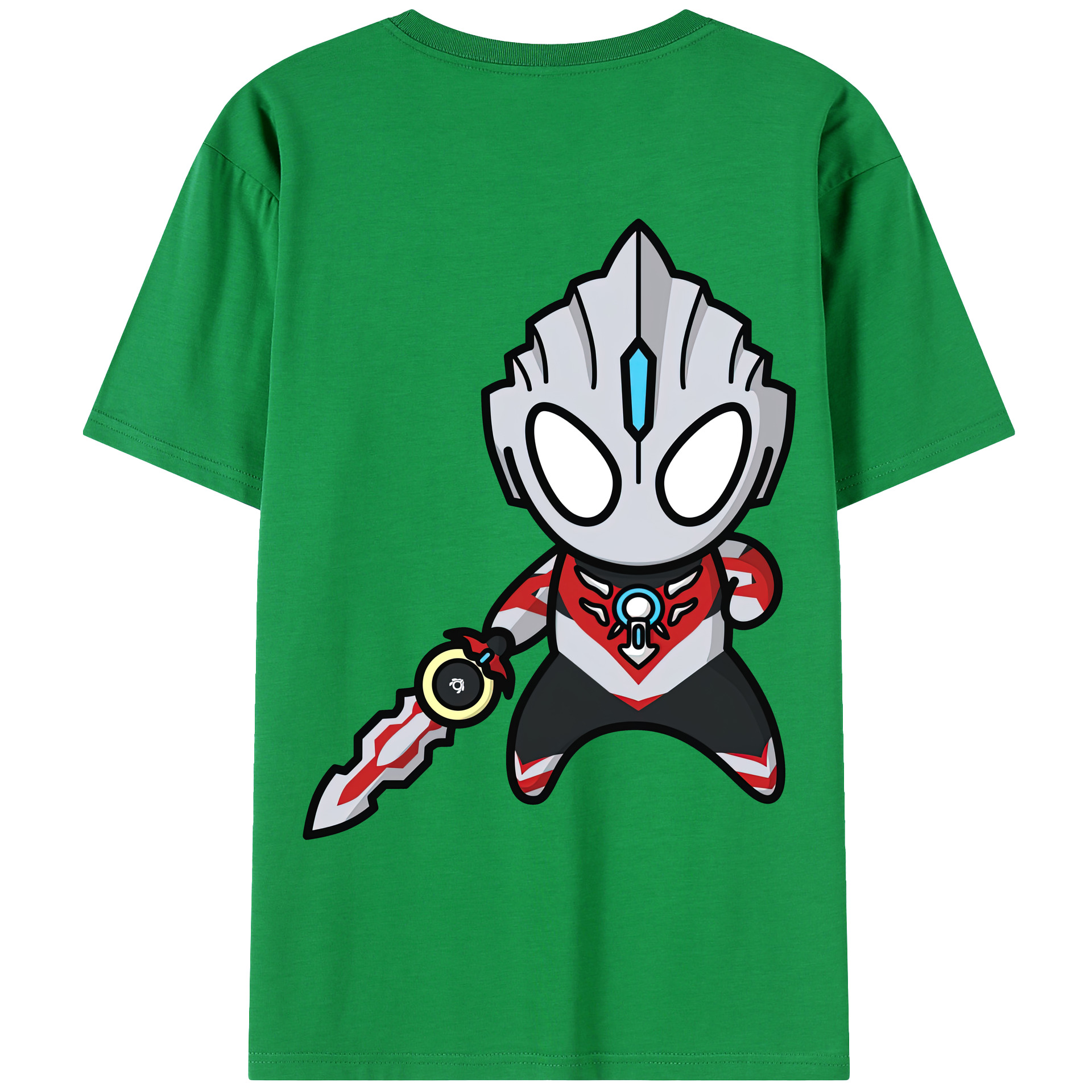 ウルトラマン Ultraman 綿100％ メンズ半袖Tシャツ（バックプリント） 通気性