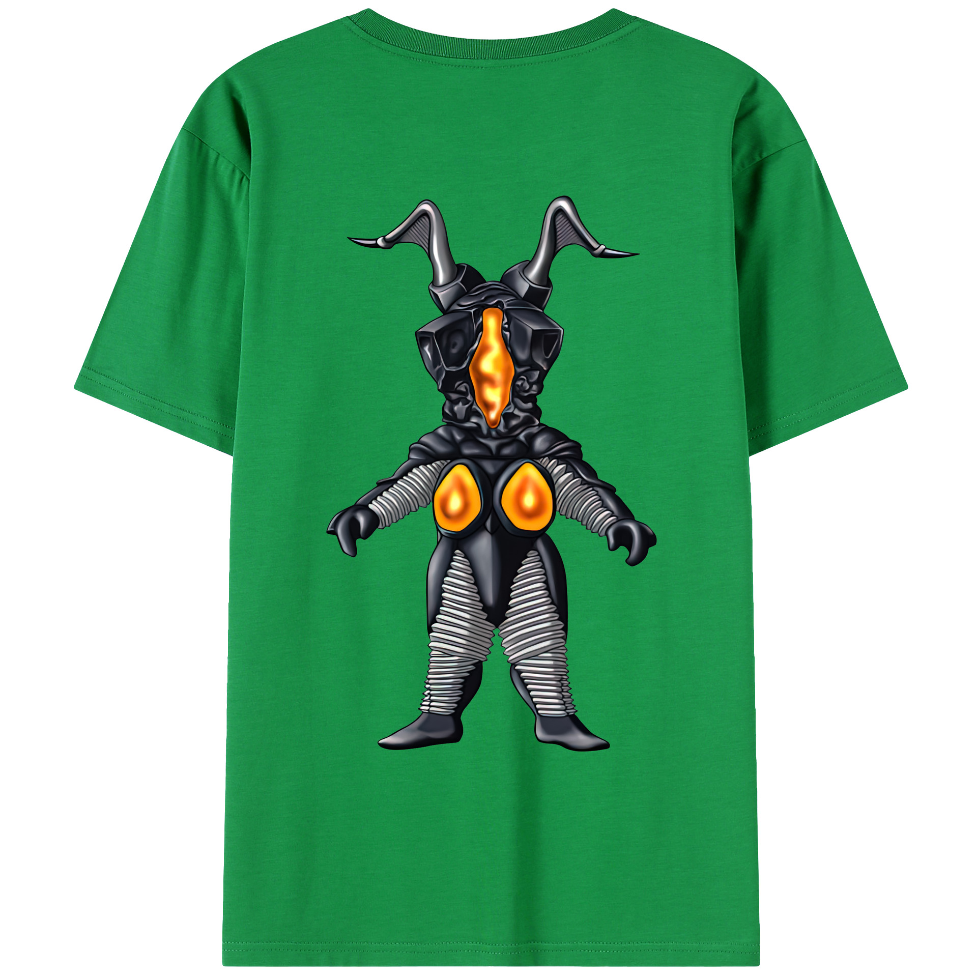 ウルトラマン Ultraman 綿100％ メンズ半袖Tシャツ（バックプリント） 通気性