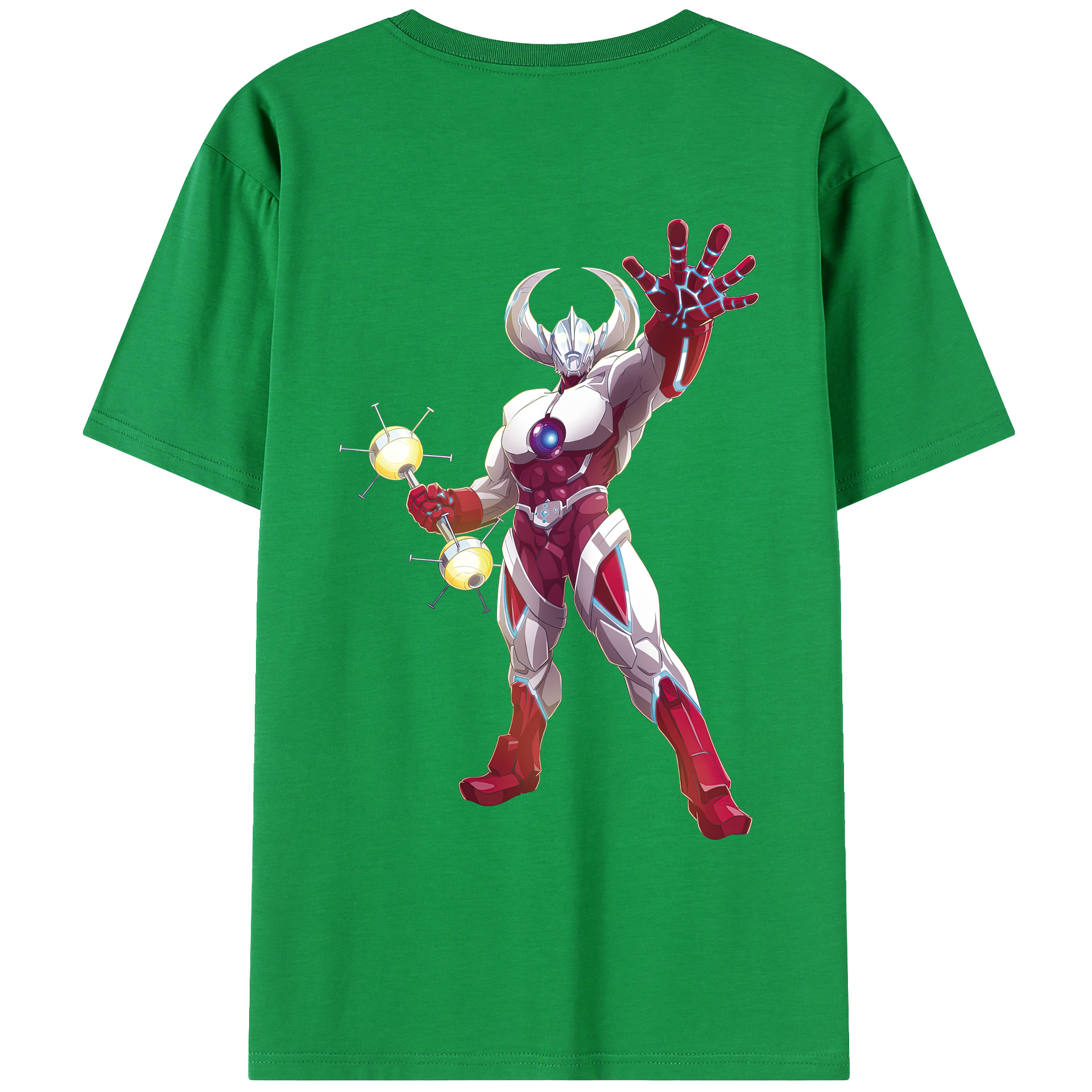 ウルトラマン Ultraman 綿100％ メンズ半袖Tシャツ（バックプリント） 通気性