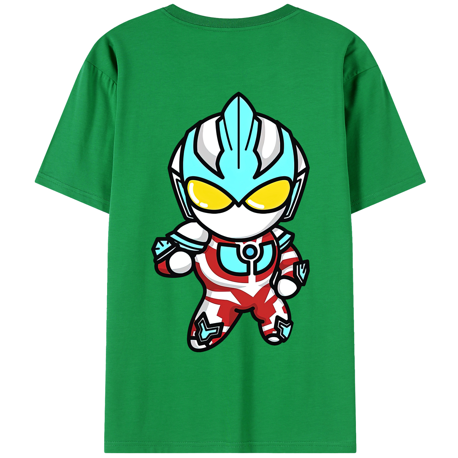 ウルトラマン Ultraman 綿100％ メンズ半袖Tシャツ（バックプリント） 通気性