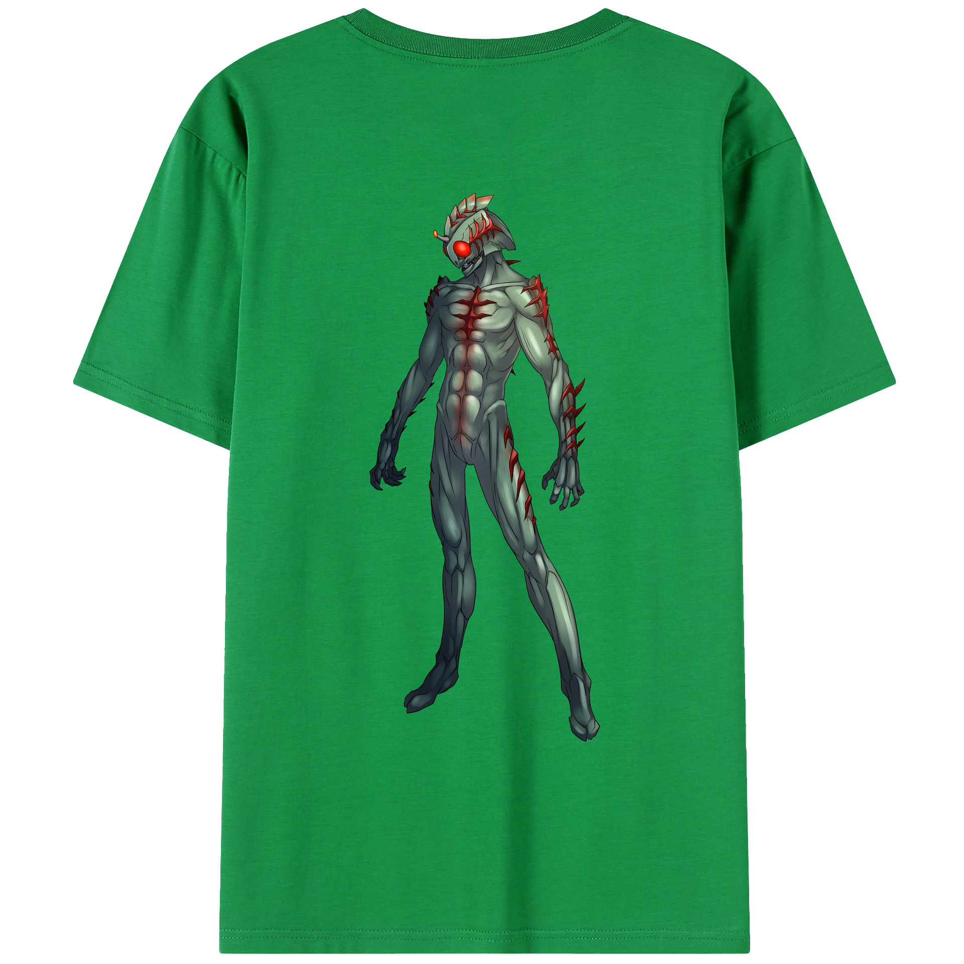 ウルトラマン Ultraman 綿100％ メンズ半袖Tシャツ（バックプリント） 通気性