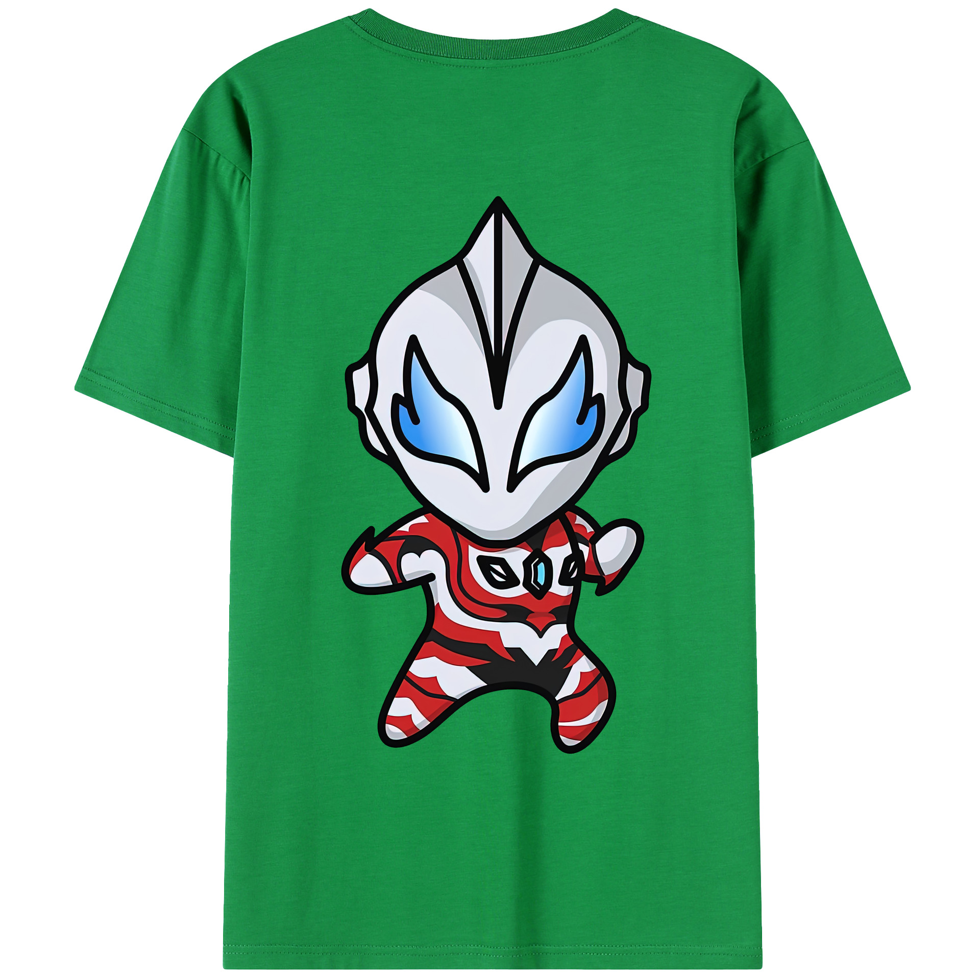 ウルトラマン Ultraman 綿100％ メンズ半袖Tシャツ（バックプリント） 通気性