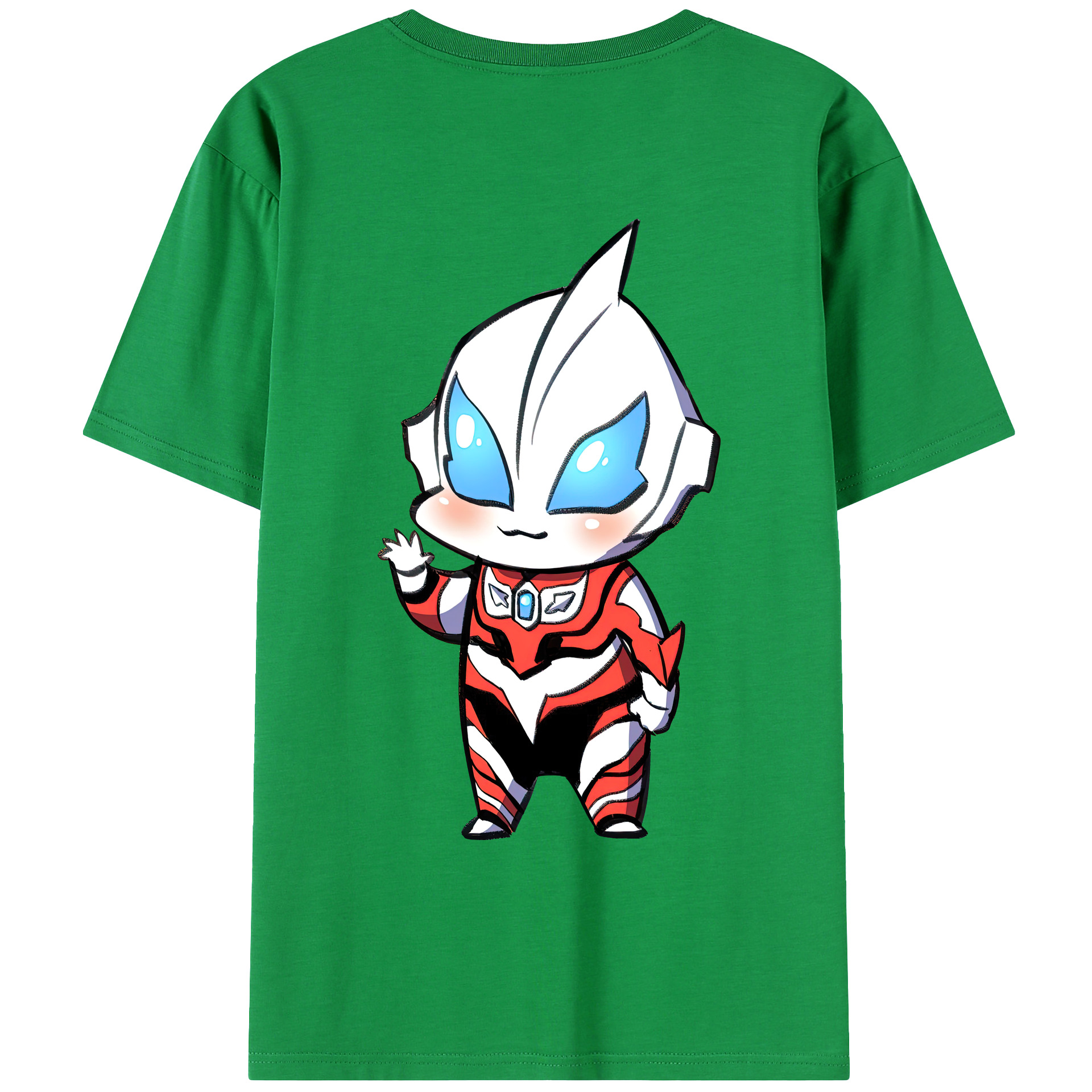 ウルトラマン Ultraman 綿100％ メンズ半袖Tシャツ（バックプリント） 通気性