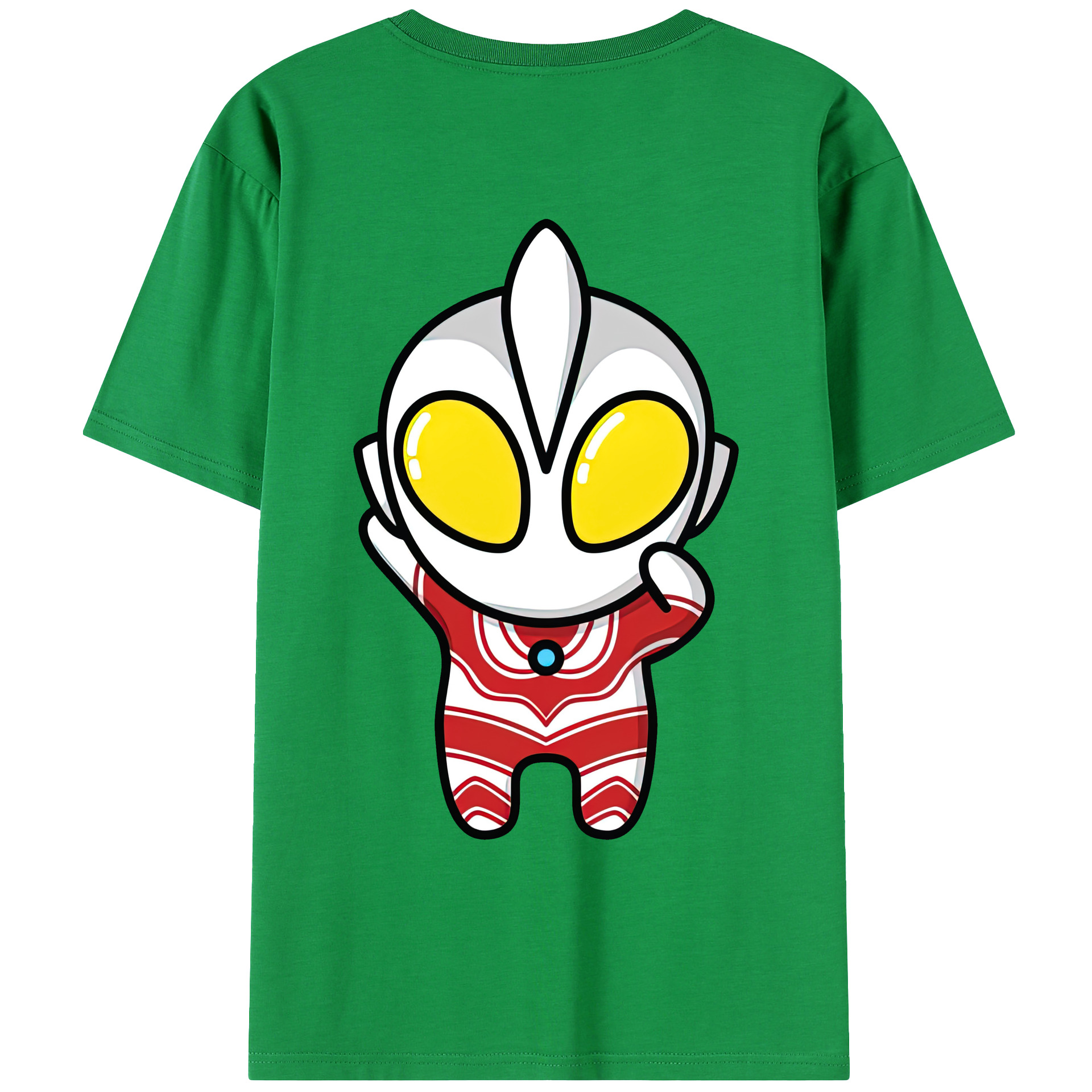 ウルトラマン Ultraman 綿100％ メンズ半袖Tシャツ（バックプリント） 通気性