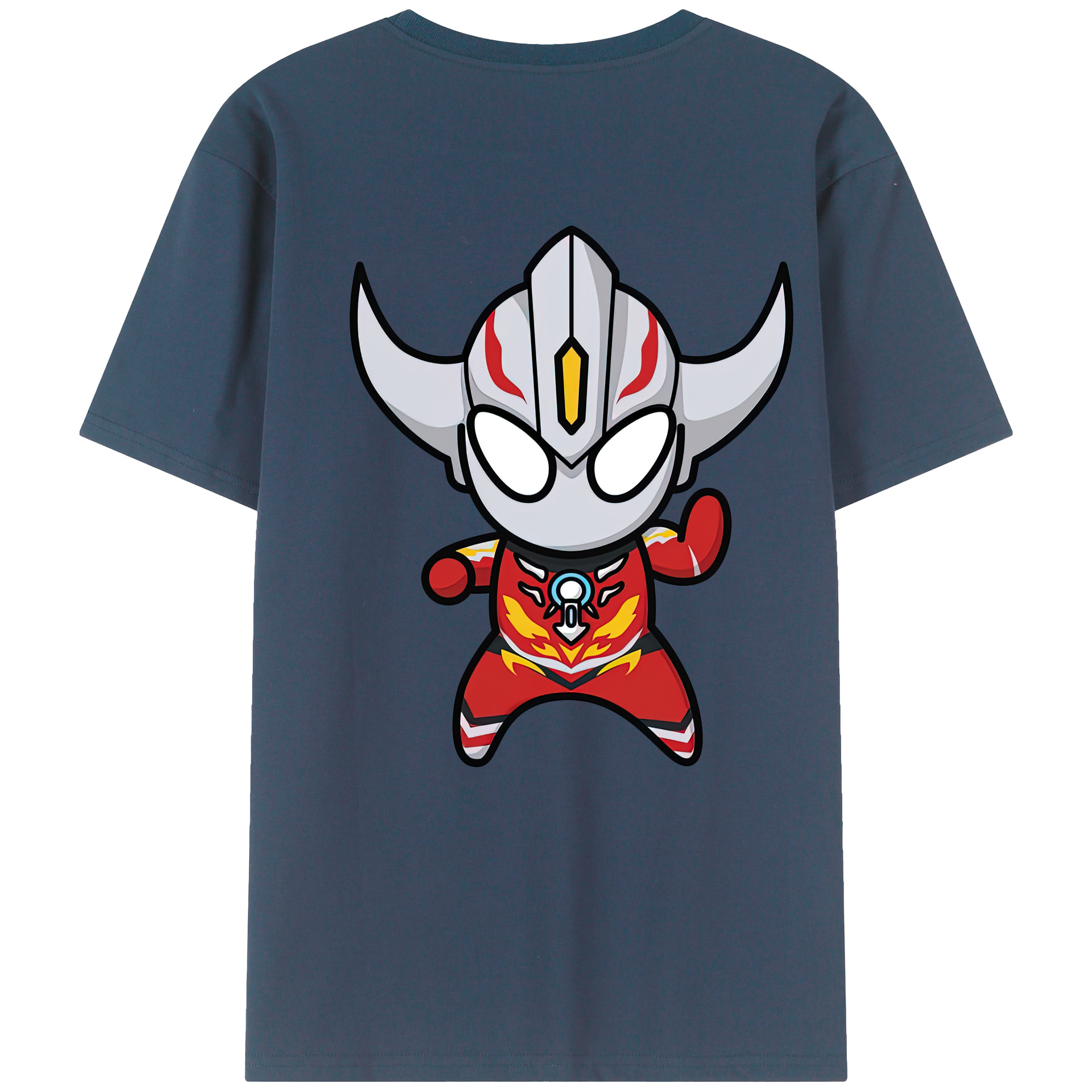 ウルトラマン Ultraman 綿100％ メンズ半袖Tシャツ（バックプリント） 通気性