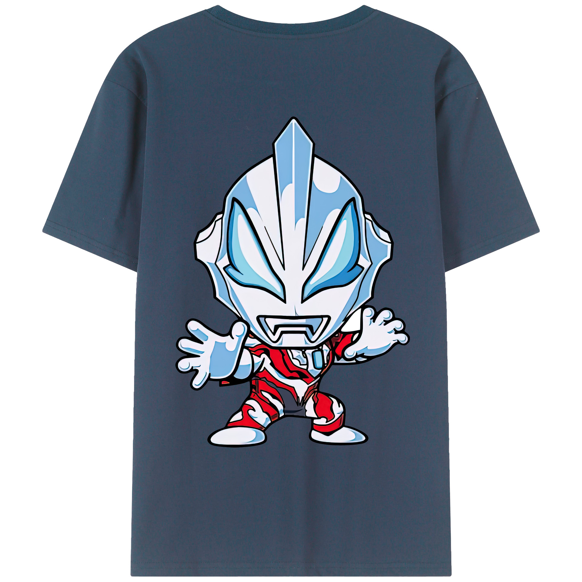 ウルトラマン Ultraman 綿100％ メンズ半袖Tシャツ（バックプリント） 通気性