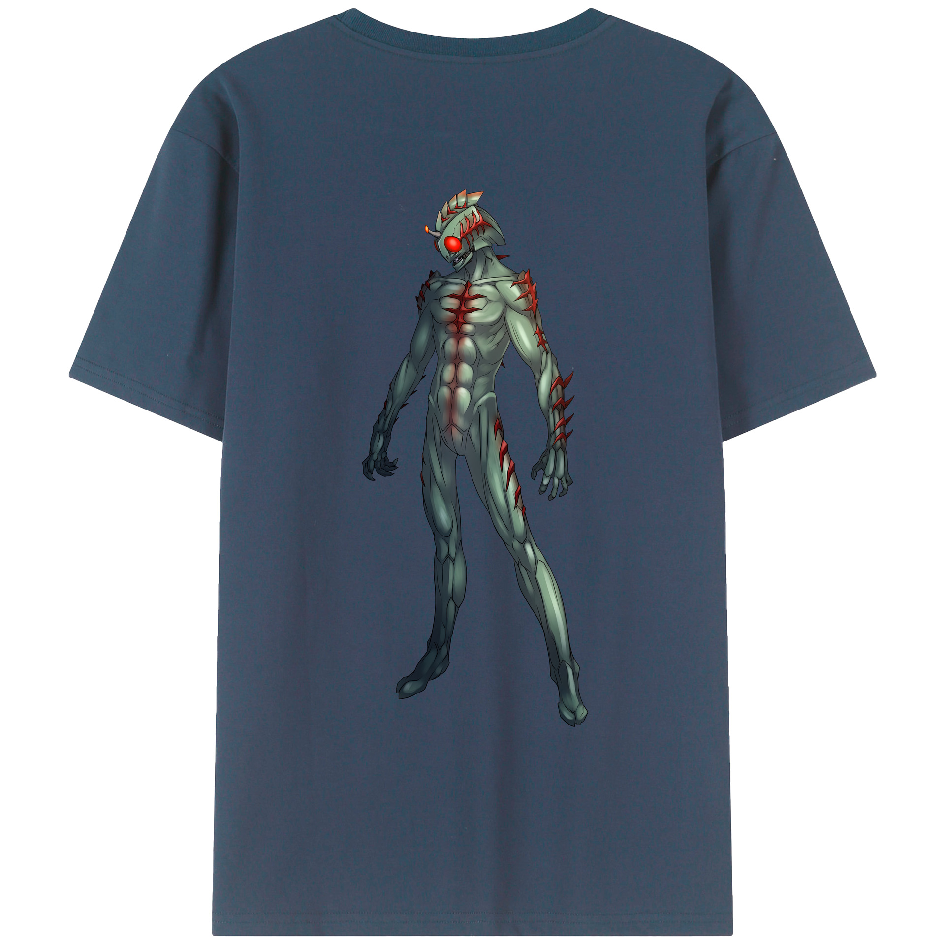 ウルトラマン Ultraman 綿100％ メンズ半袖Tシャツ（バックプリント） 通気性