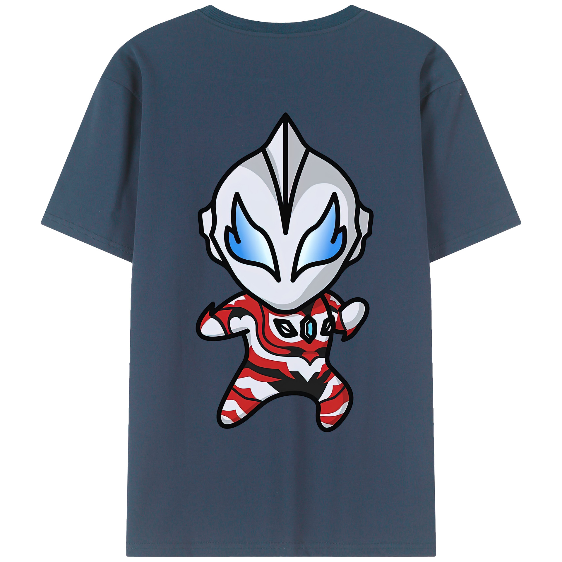 ウルトラマン Ultraman 綿100％ メンズ半袖Tシャツ（バックプリント） 通気性