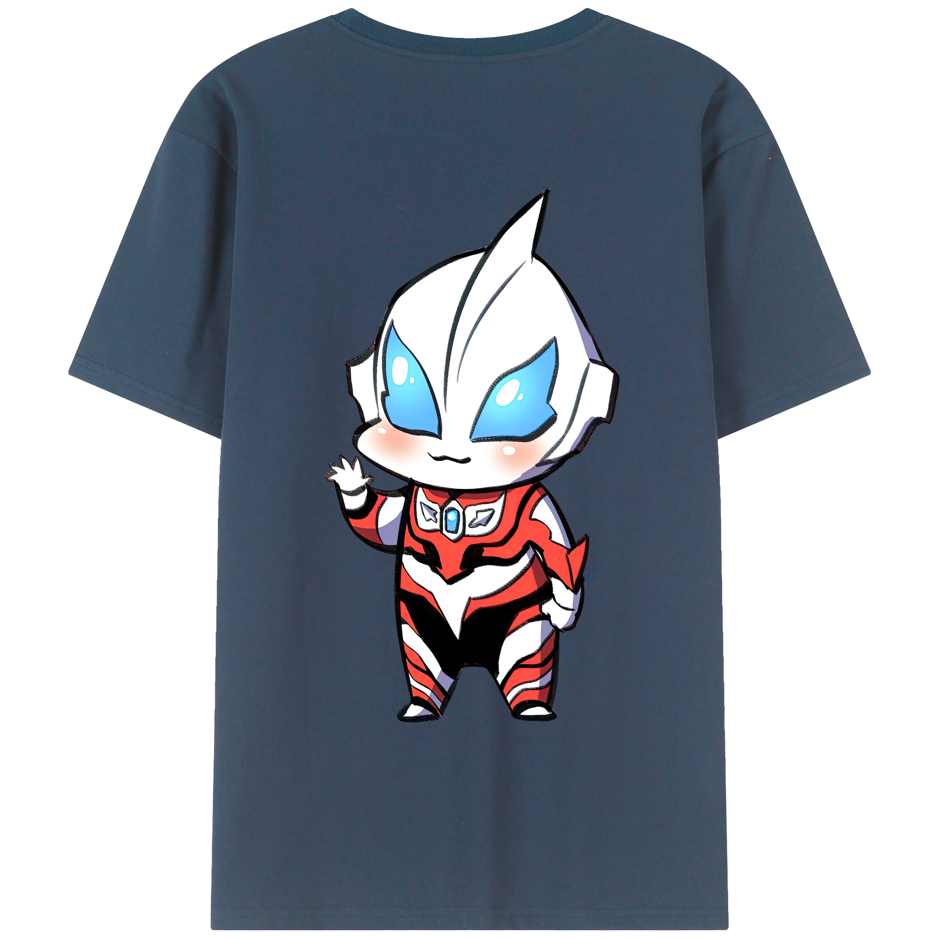 ウルトラマン Ultraman 綿100％ メンズ半袖Tシャツ（バックプリント） 通気性